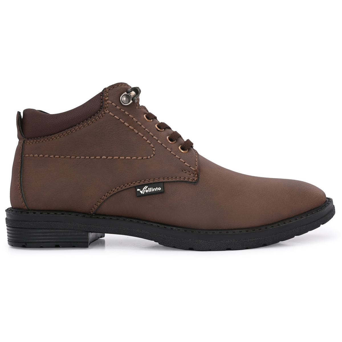 Vellinto EXECUTIVE Casual Boots For Men ll Synthetic Leather Mid-Ankle Boots Boots For Men
