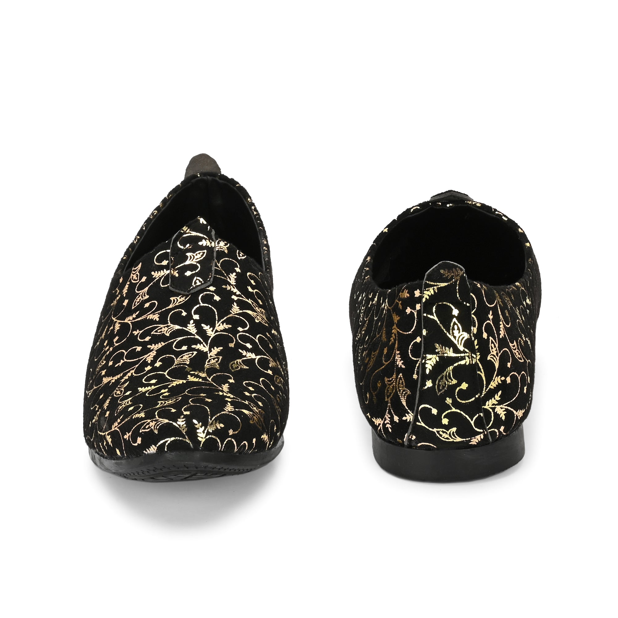 Vellinto NAWAB Party Wear Royal Look Mojaris Juttis Slip On For Men Espadrilles For Men