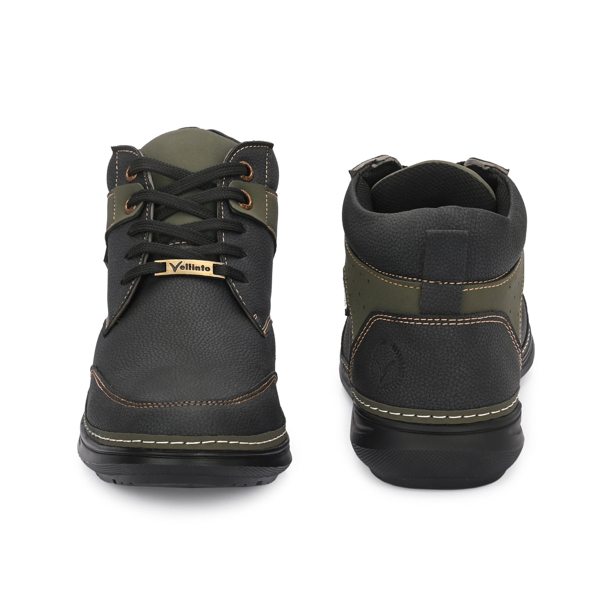 Vellinto PINNACLE Casual Boots For Men ll Stylish Semi Formal Shoes High Tops For Men