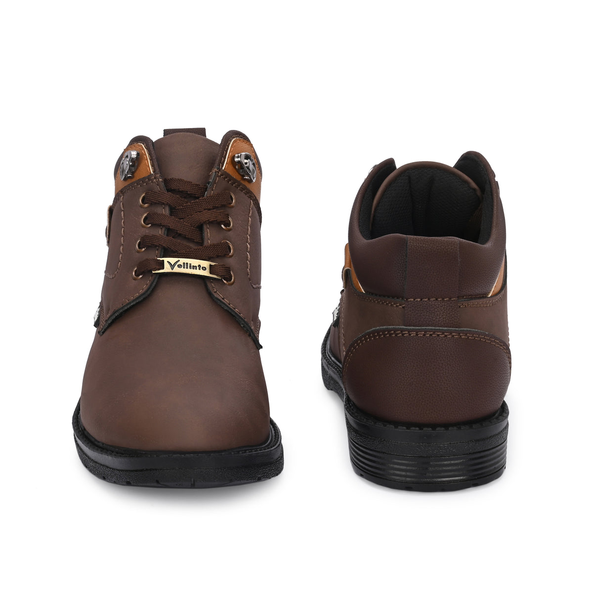 Vellinto Vellinto BRAVON Casual Boots For Men ll Synthetic Leather Boots For Men Boots For Men