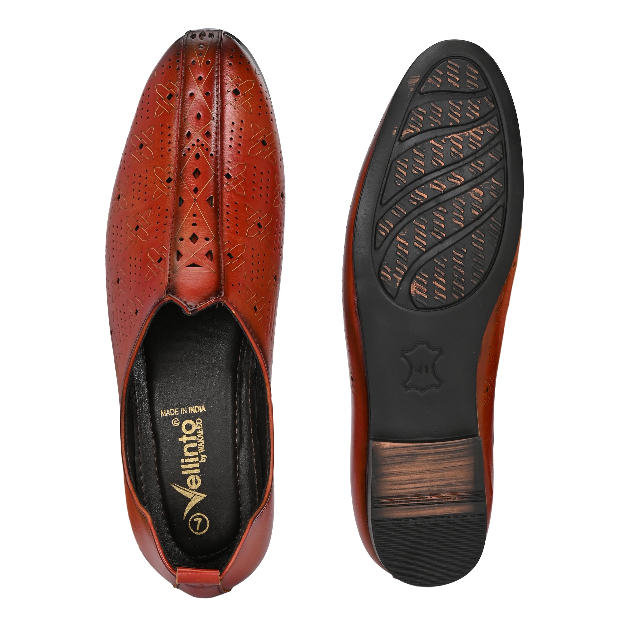 Vellinto Vellinto VOHRA Cool Rajasthani Jutis Mojaris Nagra For Men Stylish Shoes Party Wear For Men