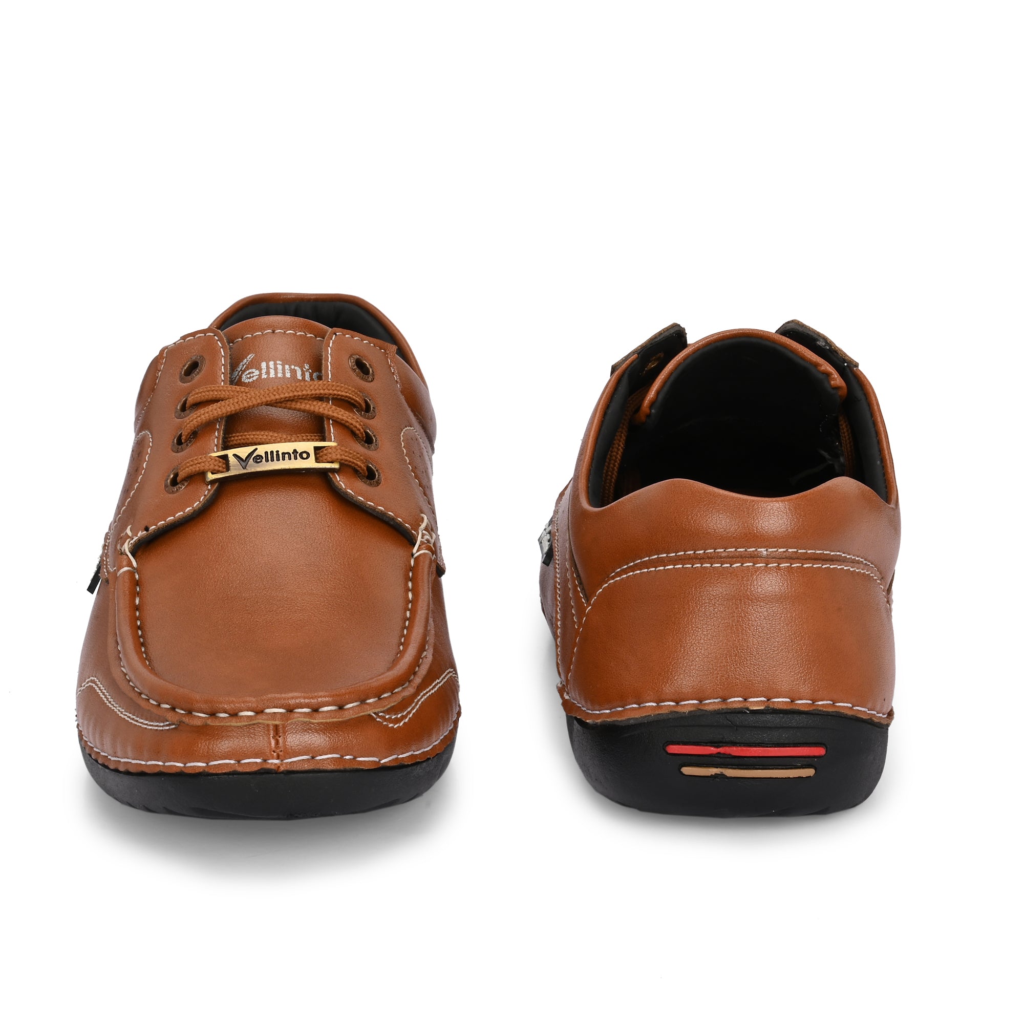 Men’s Sole-Stitched Casual Leather Lace-Up Moccasins Corporate Casuals For Men