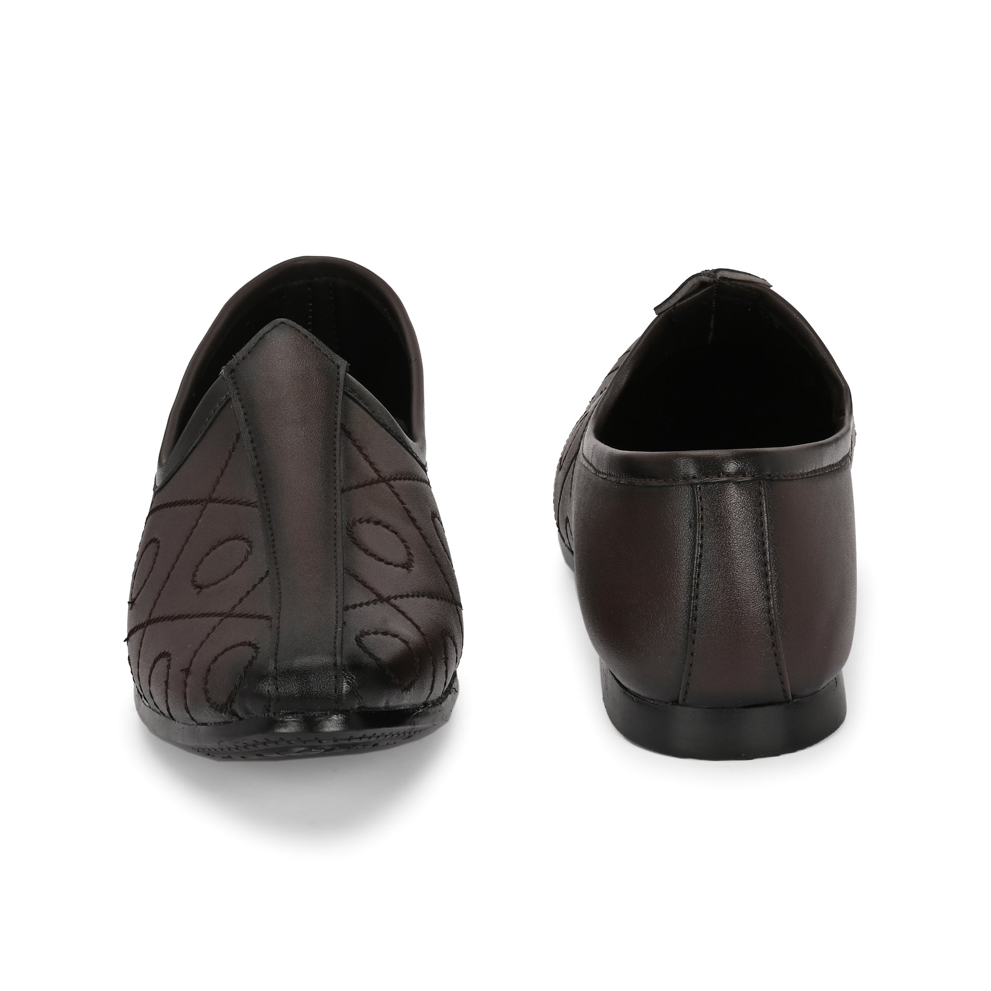Vellinto BANAJARA Men’s Ethnic Slip-On Mojari | Traditional PU Leather Footwear Party Wear For Men
