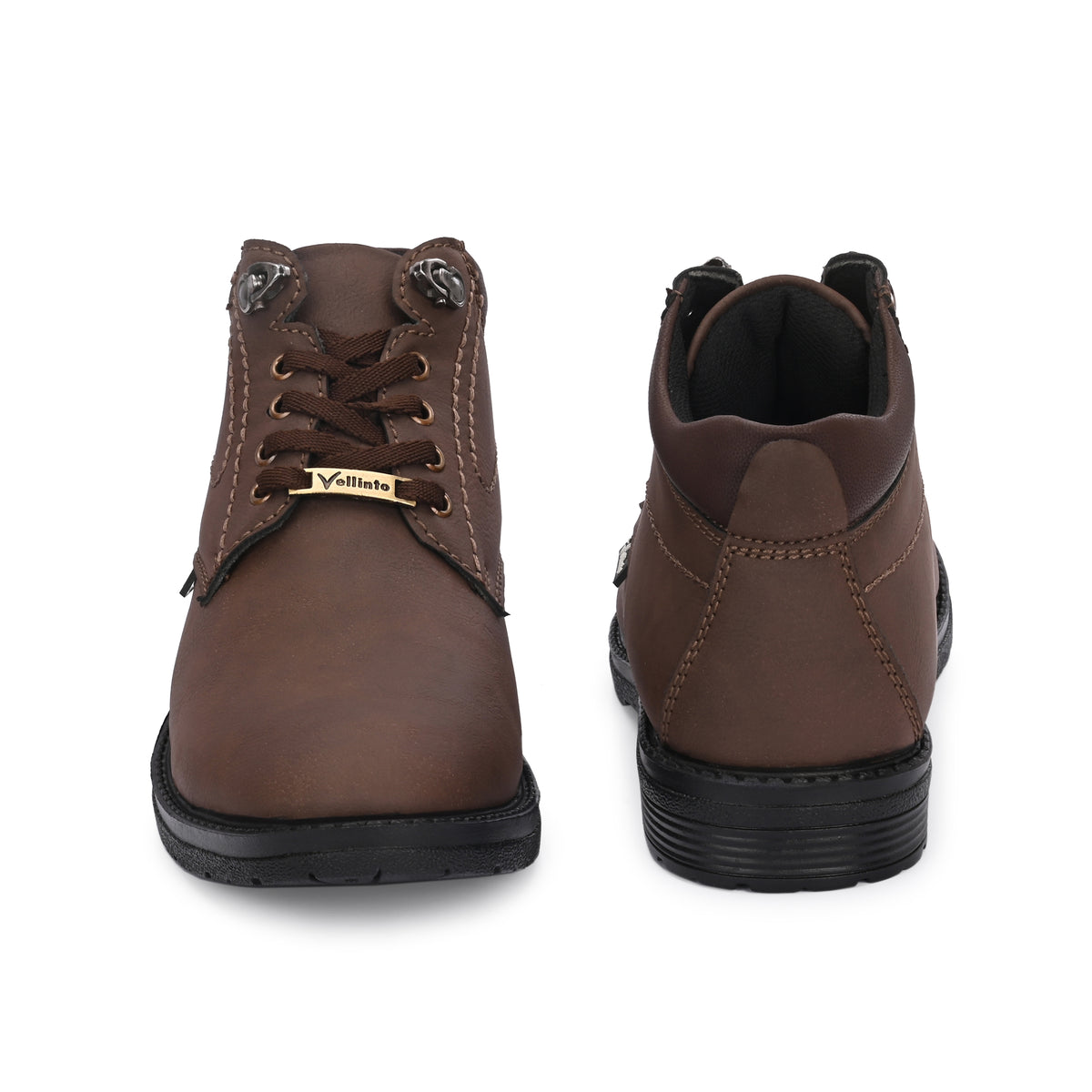 Vellinto EXECUTIVE Casual Boots For Men ll Synthetic Leather Mid-Ankle Boots Boots For Men