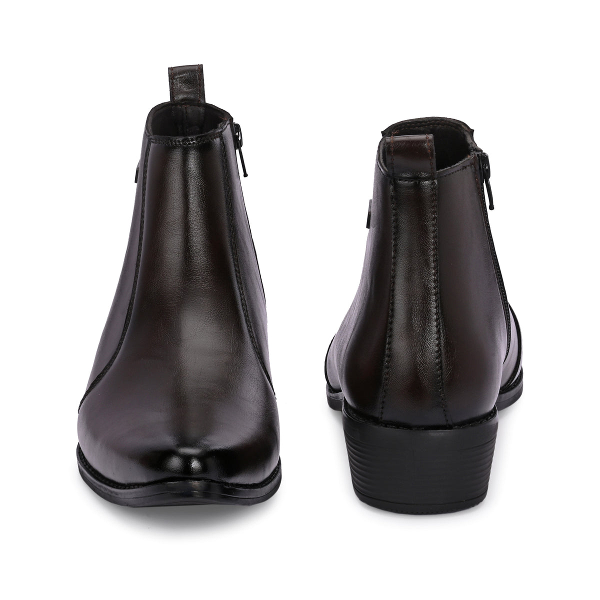 Vellinto Vellinto Royal Look RAMANA Zipped Boots For Men Synthetic Leather Boots For Men Boots For Men
