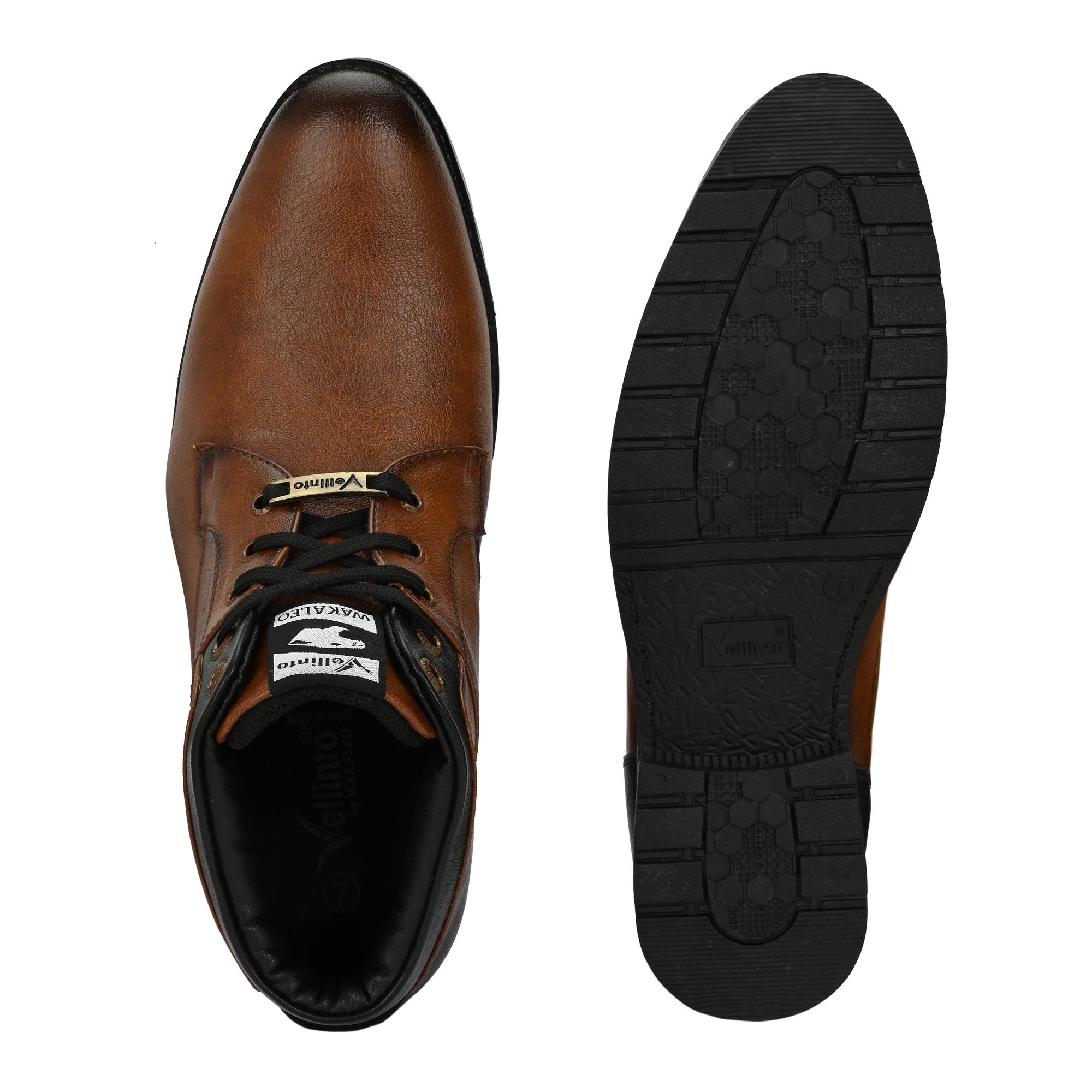 Vellinto FRONTIER Trendy Mid-Ankle Synthetic leather Boots For Men Boots For Men