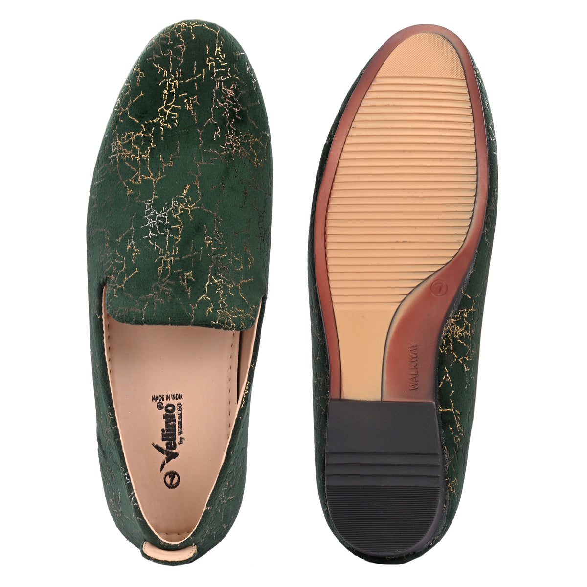 Vellinto MOONLIGHT Party Wear Royal Look Mojaris Juttis Slip On For Men Espadrilles For Men