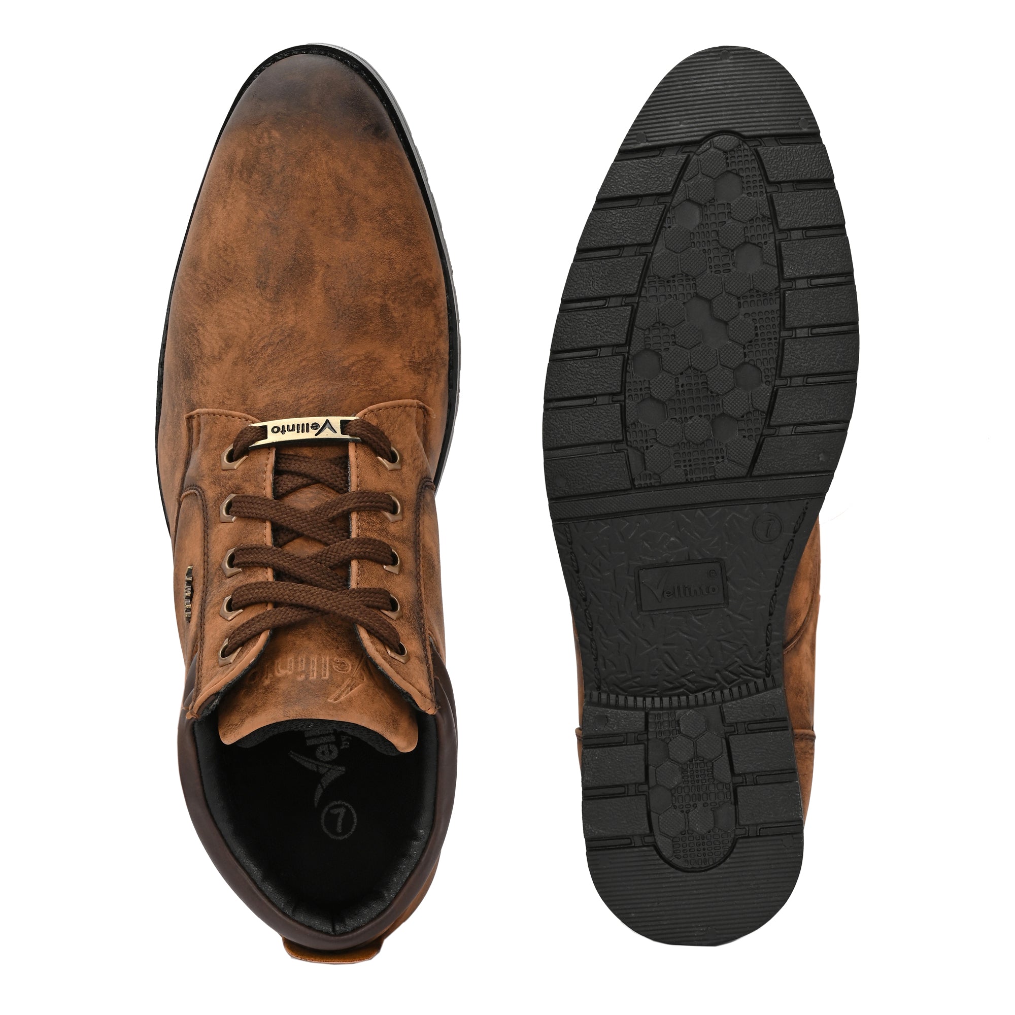 Vellinto STONY Trendy and Stylish Casual Mid-Ankle Synthetic leather Boots Boots For Men