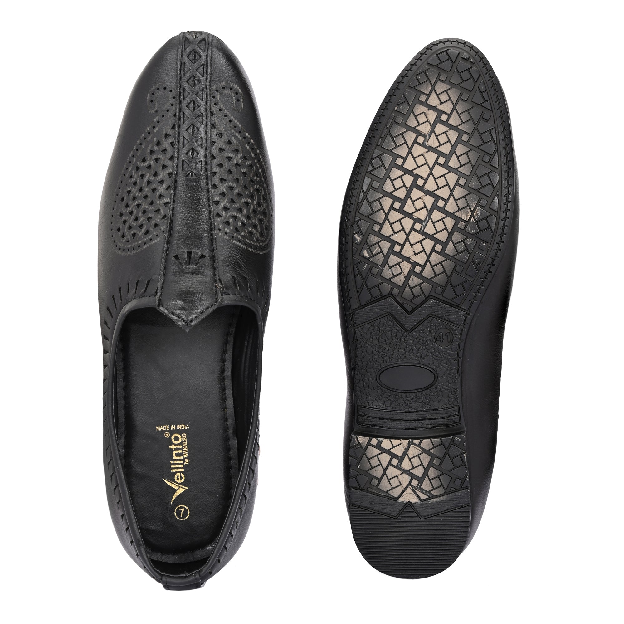 Vellinto Cool Rajasthani KLASSIC Jutis For Men Mojaris For Men Nagra For Men Corporate Casuals For Men