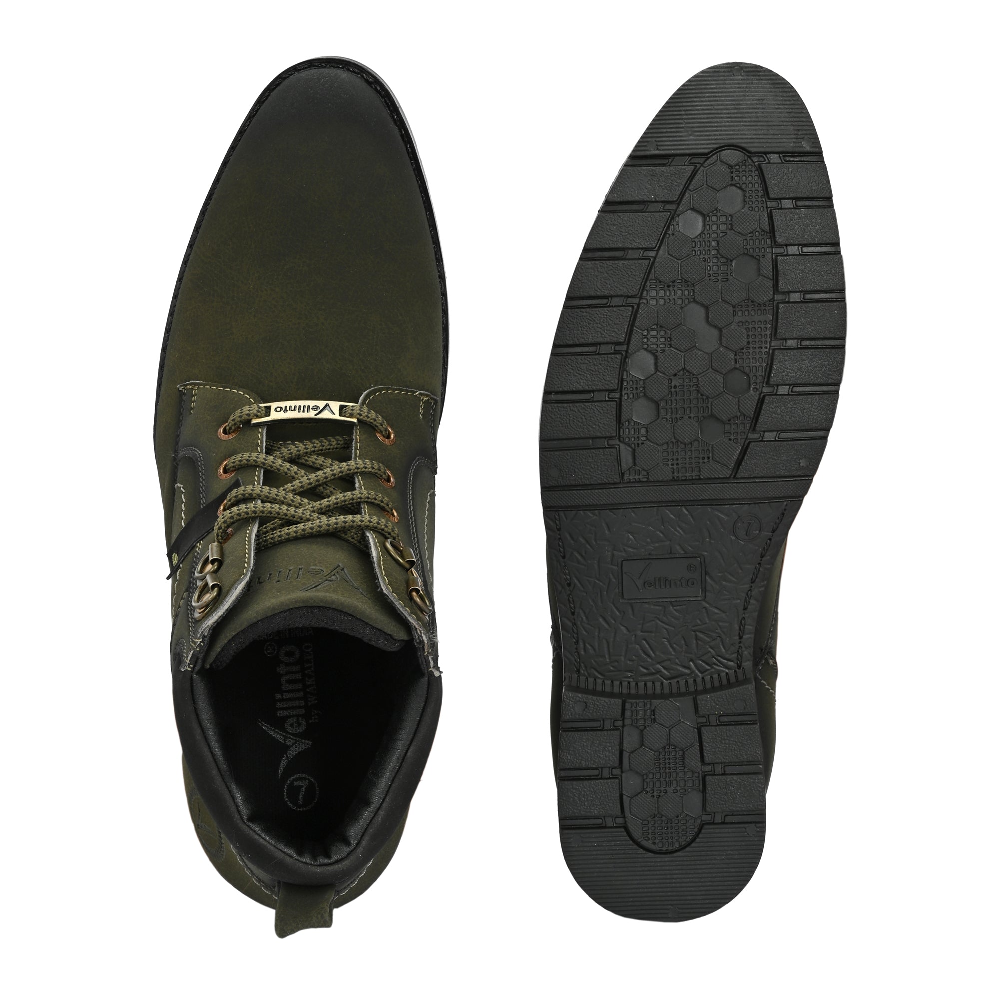 Vellinto ROADBURNER Stylish Synthetic Leather Boots For Men