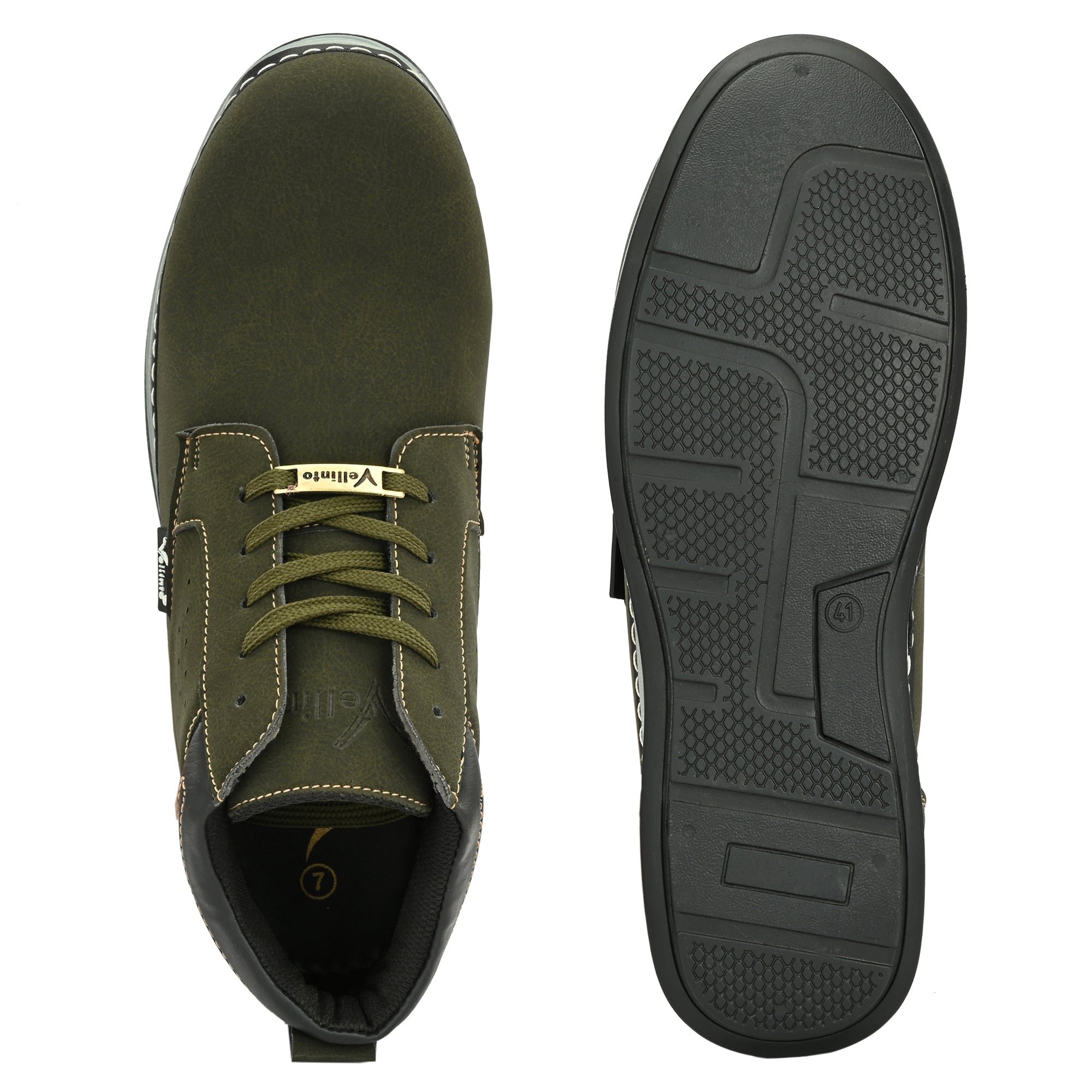 Vellinto PANTRIX Casual Boots For Men ll Synthetic Leather Casuals For Men Boots For Men