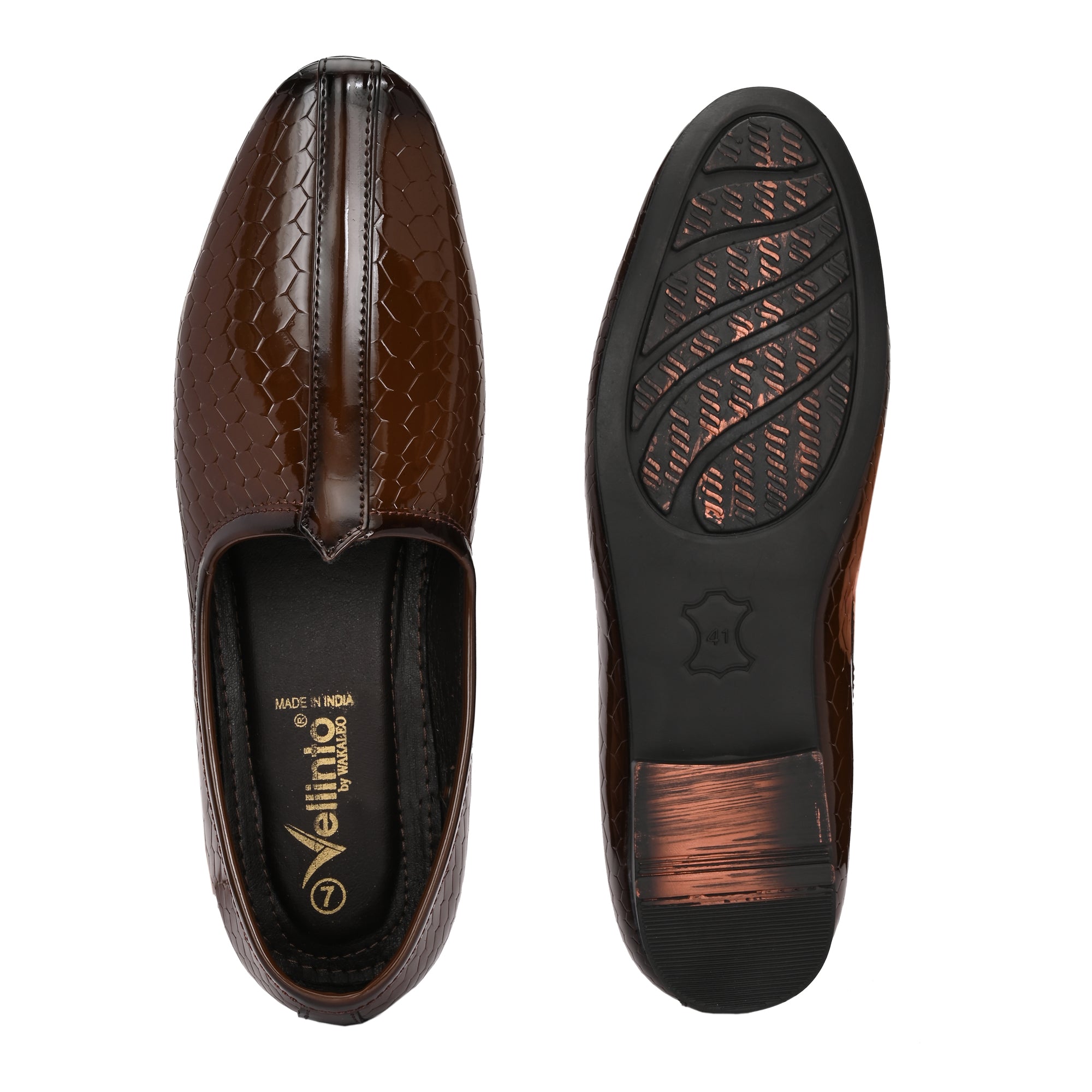 Vellinto GLOBRA Trendy and Stylish Rajasthani Jutis/Mojaris For Men Party Wear For Men