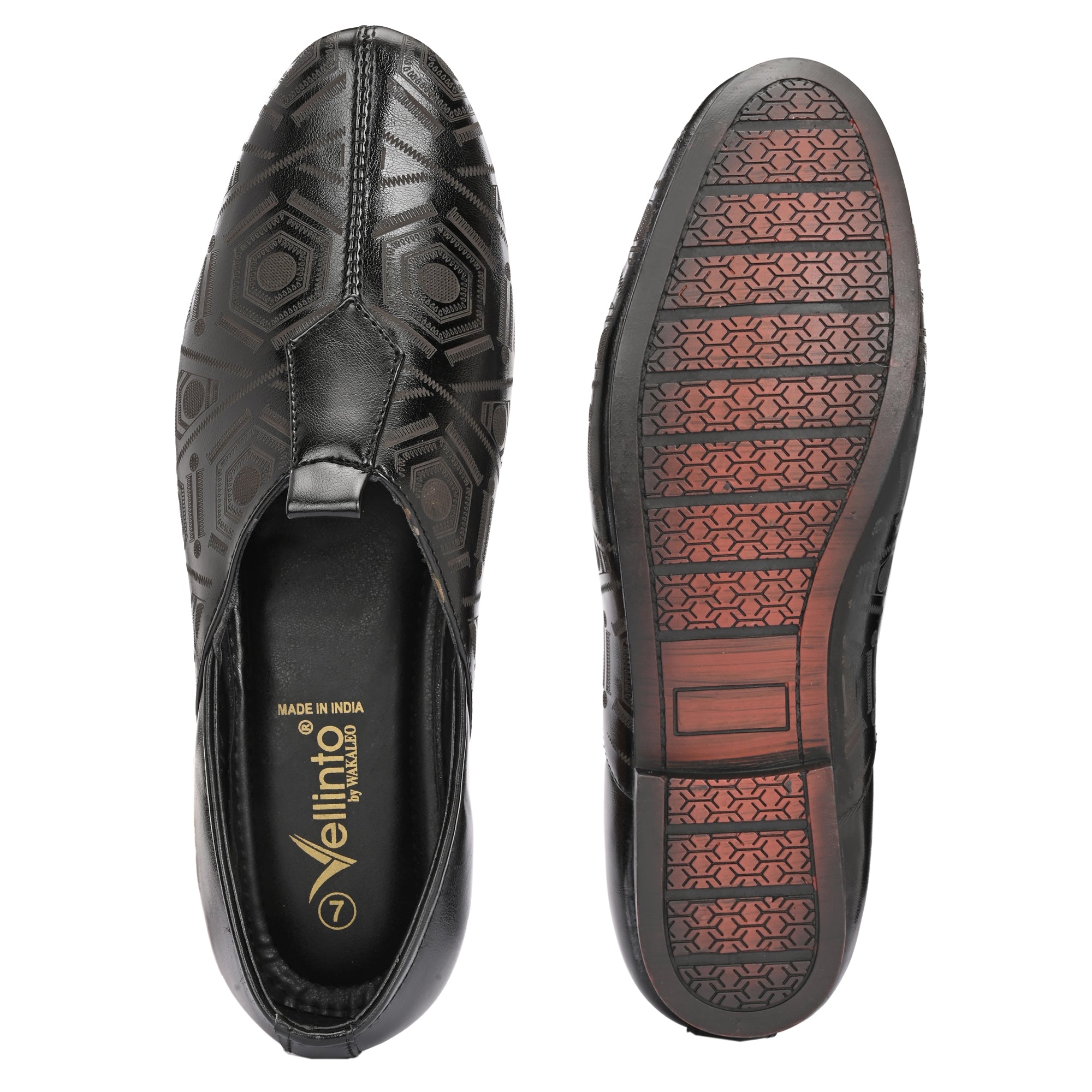 Vellinto Vellinto ZIVAH Cool Rjasthani Ethnic Jutti For Men ll Party Wear Mojari For Men Party Wear For Men
