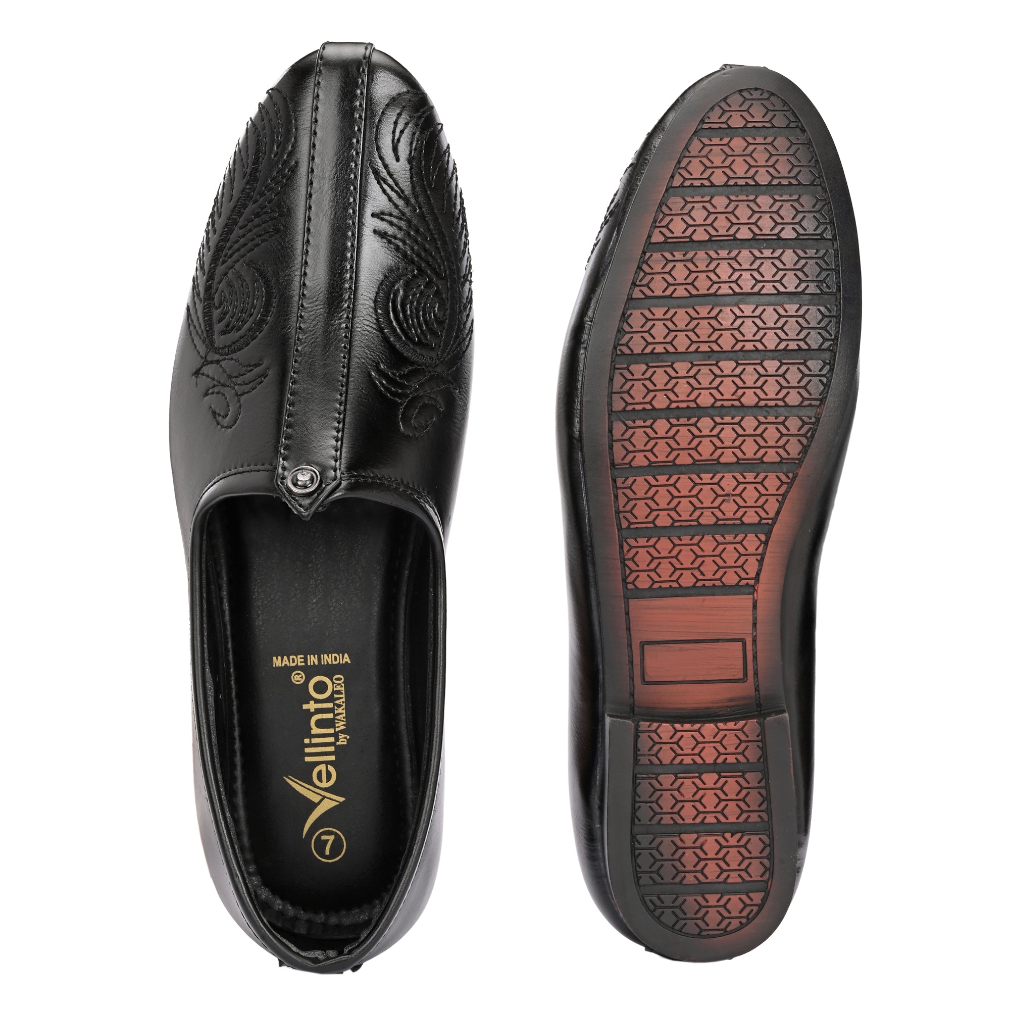 Vellinto Vellinto ASHFAQ Cool Rjasthani Ethnic Jutti For Men ll Party Wear Mojari For Men Party Wear For Men