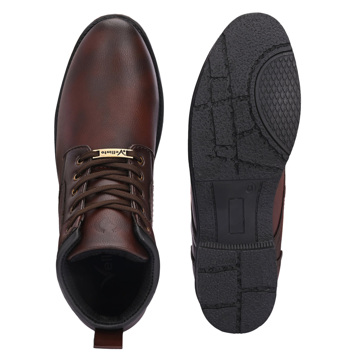 Vellinto FRONTIER Casual Boots For Men ll Synthetic Leather Boots