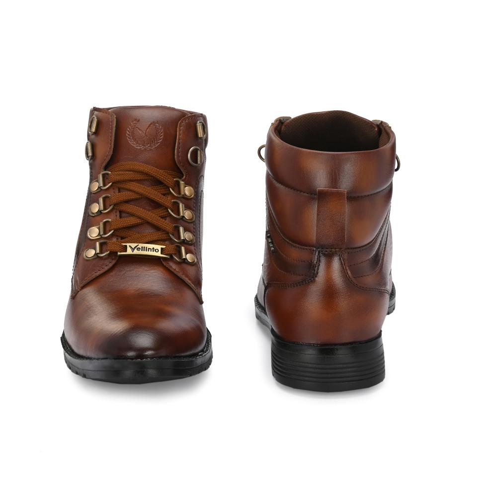 Vellinto AUSTIN Casual Mid-Ankle Synthetic leather Boots For Men
