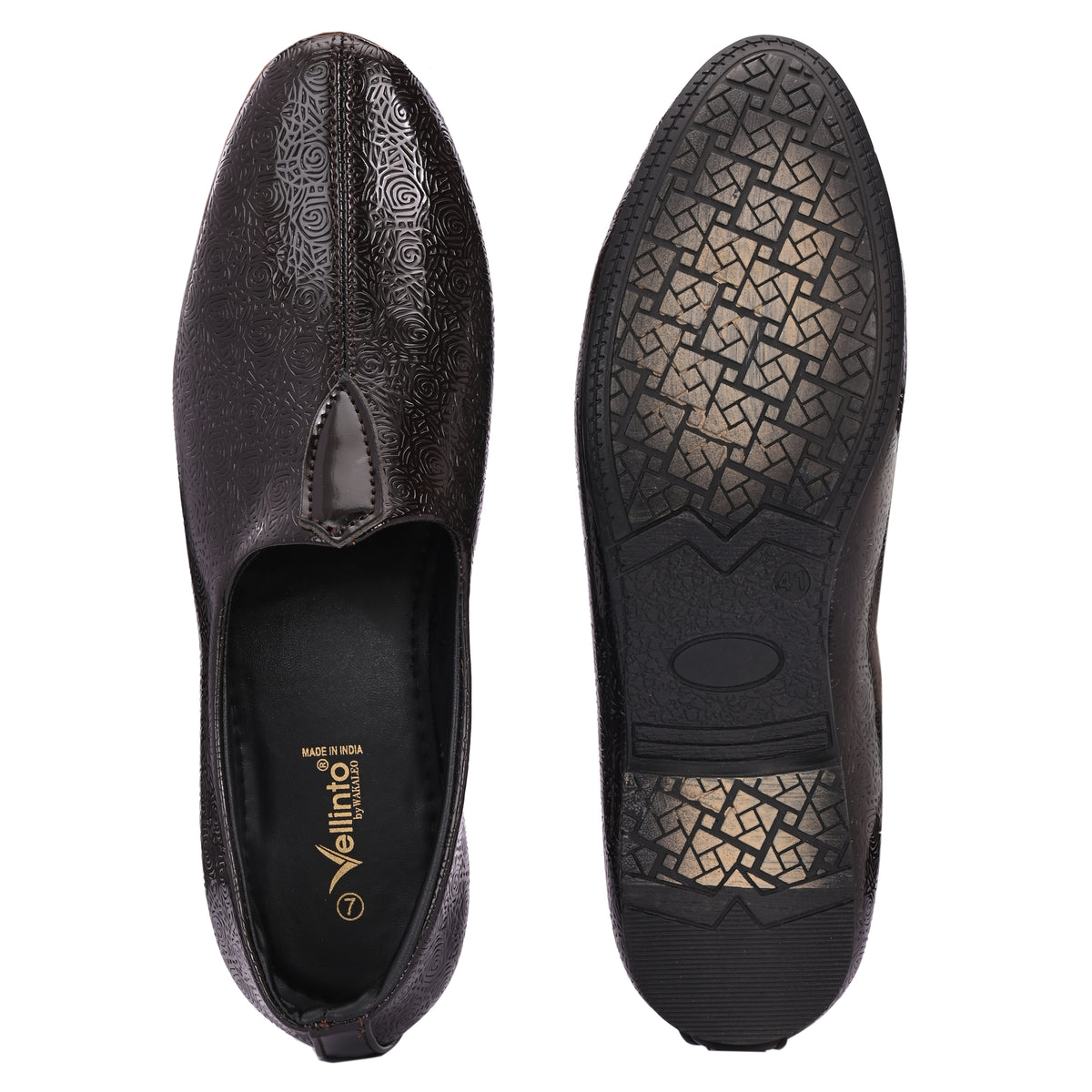Vellinto Vellinto COUGAR Ethnic juttis/Nagra/Mojaris For Men Slip On For Men
