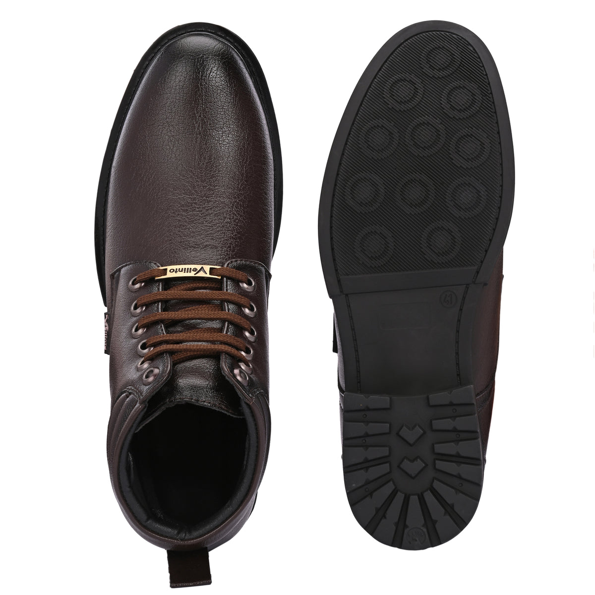 Vellinto Vellinto TIMBER Casual Boots For Men ll Synthetic Leather Boots Casuals For Men Boots For Men