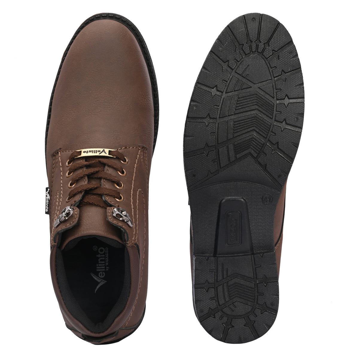 Vellinto EXECUTIVE Casual Boots For Men ll Synthetic Leather Mid-Ankle Boots Boots For Men