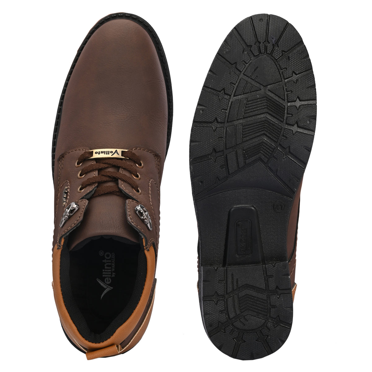 Vellinto Vellinto BRAVON Casual Boots For Men ll Synthetic Leather Boots For Men Boots For Men
