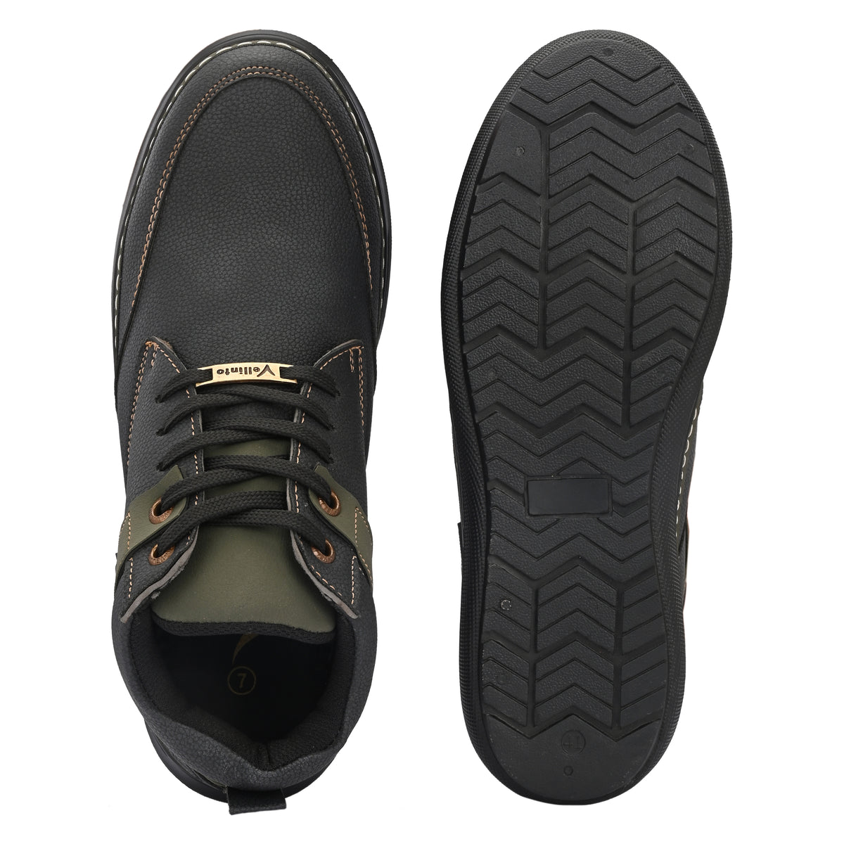Vellinto PINNACLE Casual Boots For Men ll Stylish Semi Formal Shoes High Tops For Men