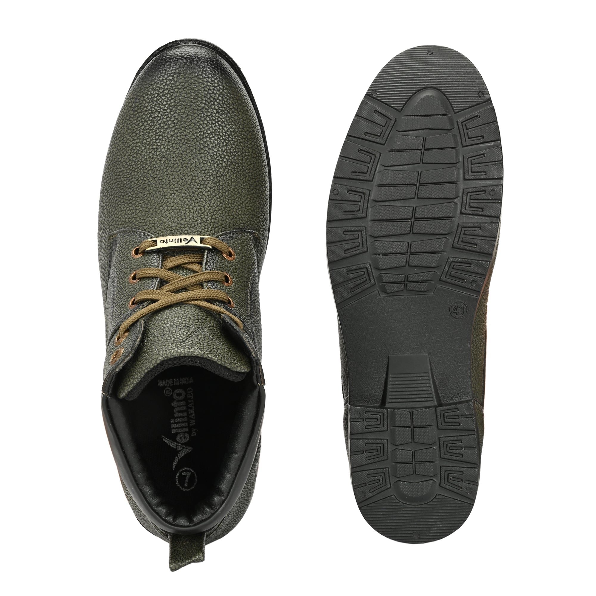 Vellinto BRONZO Casual Boots For Men ll Synthetic Leather Boots Casuals For Men Boots For Men