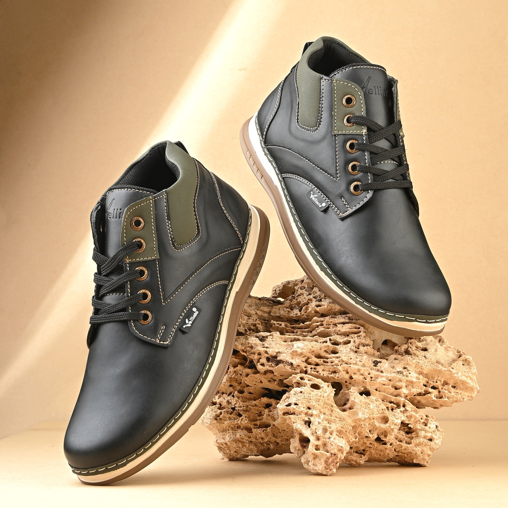 Vellinto Vellinto Stylish and Trendy GRIZZLY Mid-Ankle Boot ll Daily Use Casual Sneakers Boots For Men