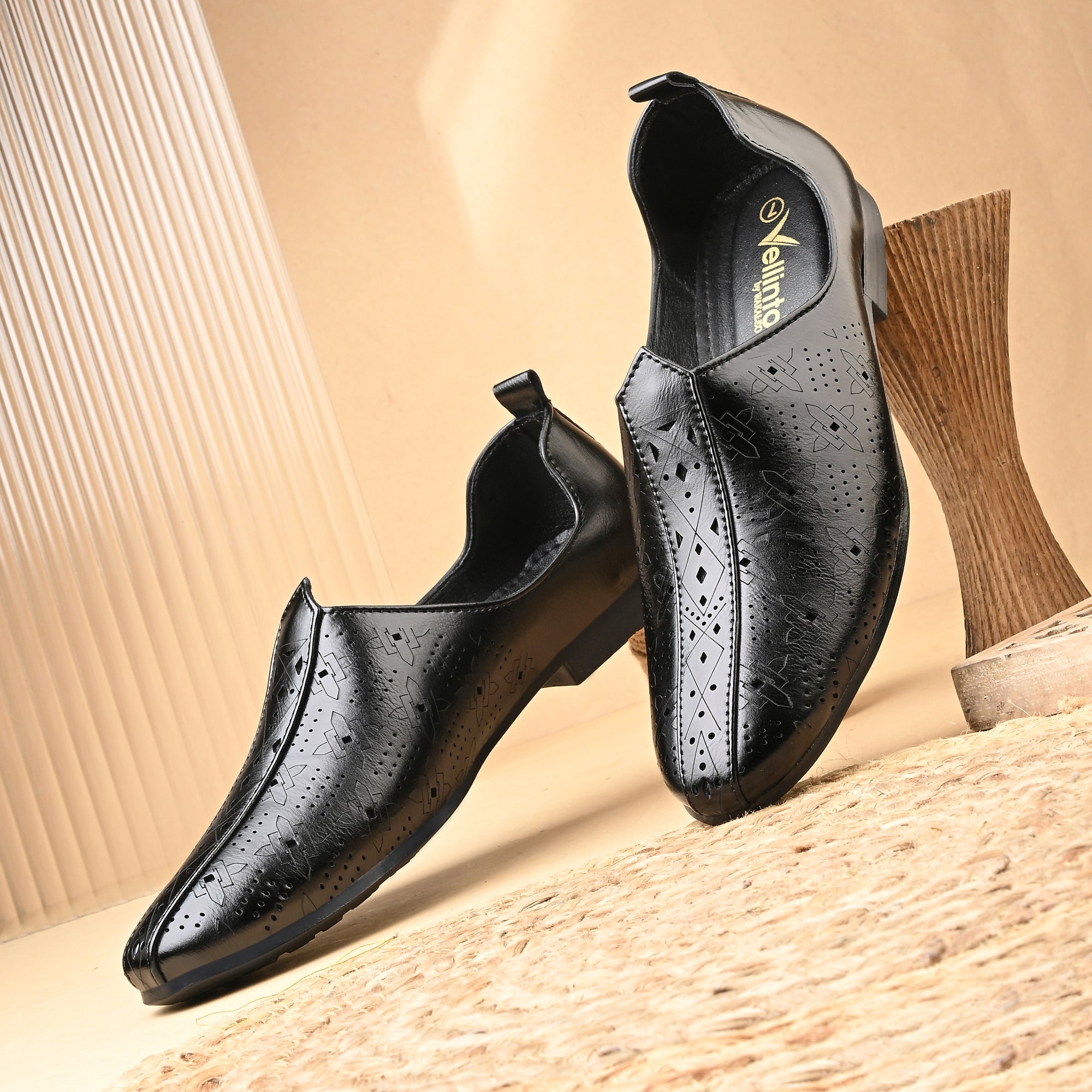 Vellinto Vellinto VOHRA Cool Rajasthani Jutis Mojaris Nagra For Men Stylish Shoes Party Wear For Men