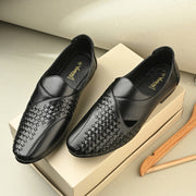 Stylish RAJAURI Ethnic Mojari for Men | PU Leather Party Wear Festive Wear Casuals For Men