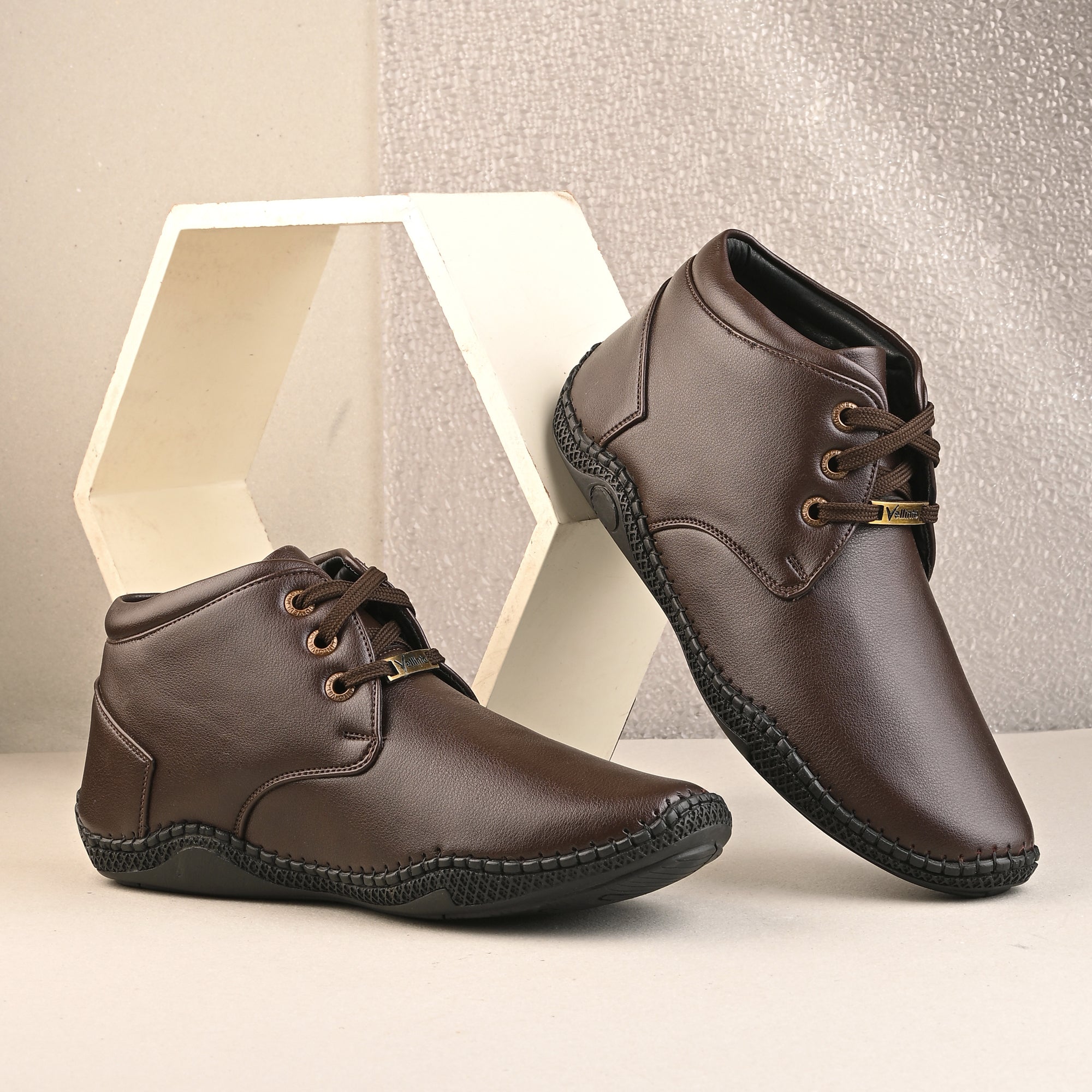 Vellinto FLEXOR Casual Mid-Ankle Synthetic leather Stylish and trendy Boots Boots For Men