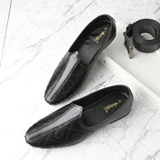 Vellinto BANAJARA Men’s Ethnic Slip-On Mojari | Traditional PU Leather Footwear Party Wear For Men