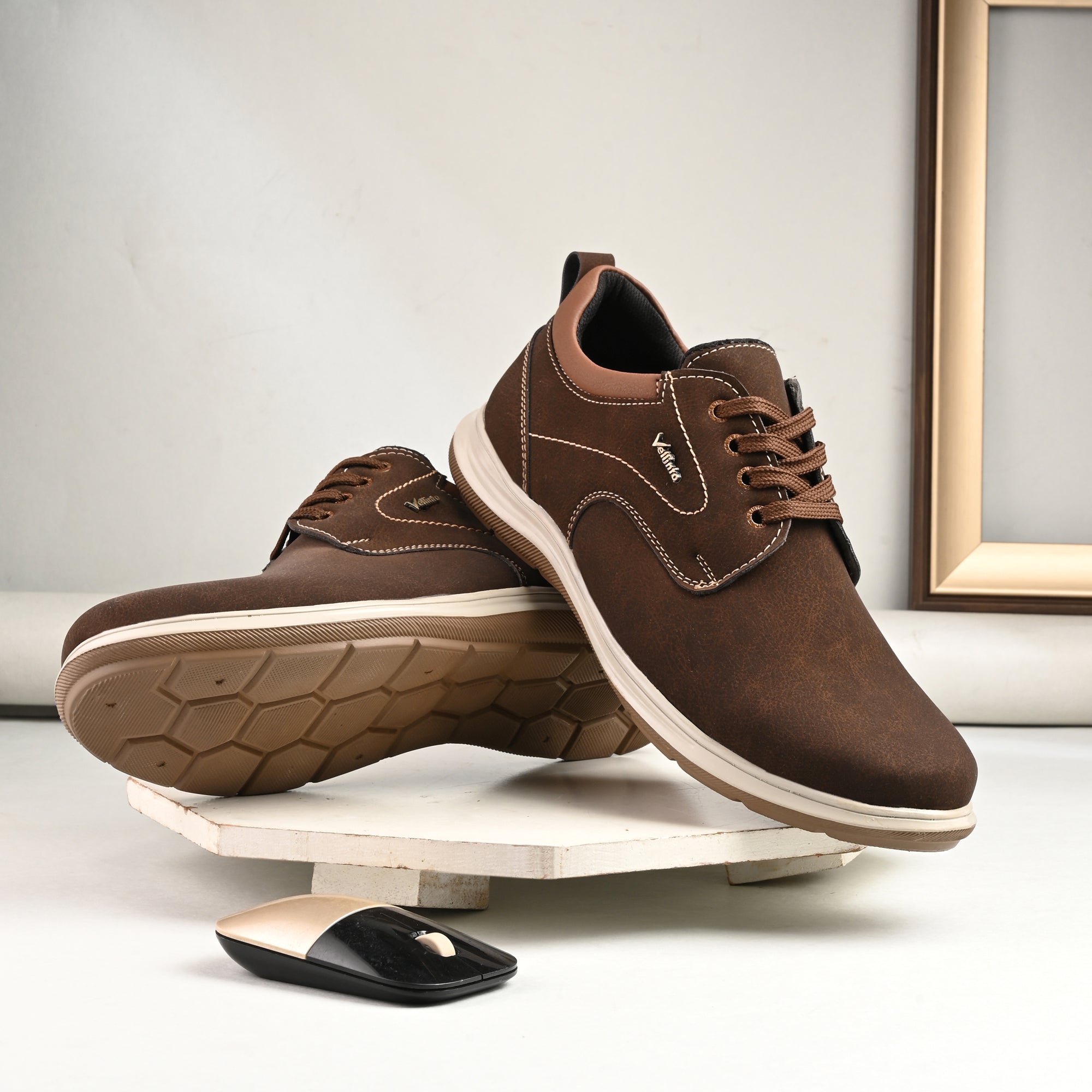 Vellinto Vellinto COCOVIA Casual Derby For Men ll Stylish Semi Formal Shoes Casuals Casuals For Men