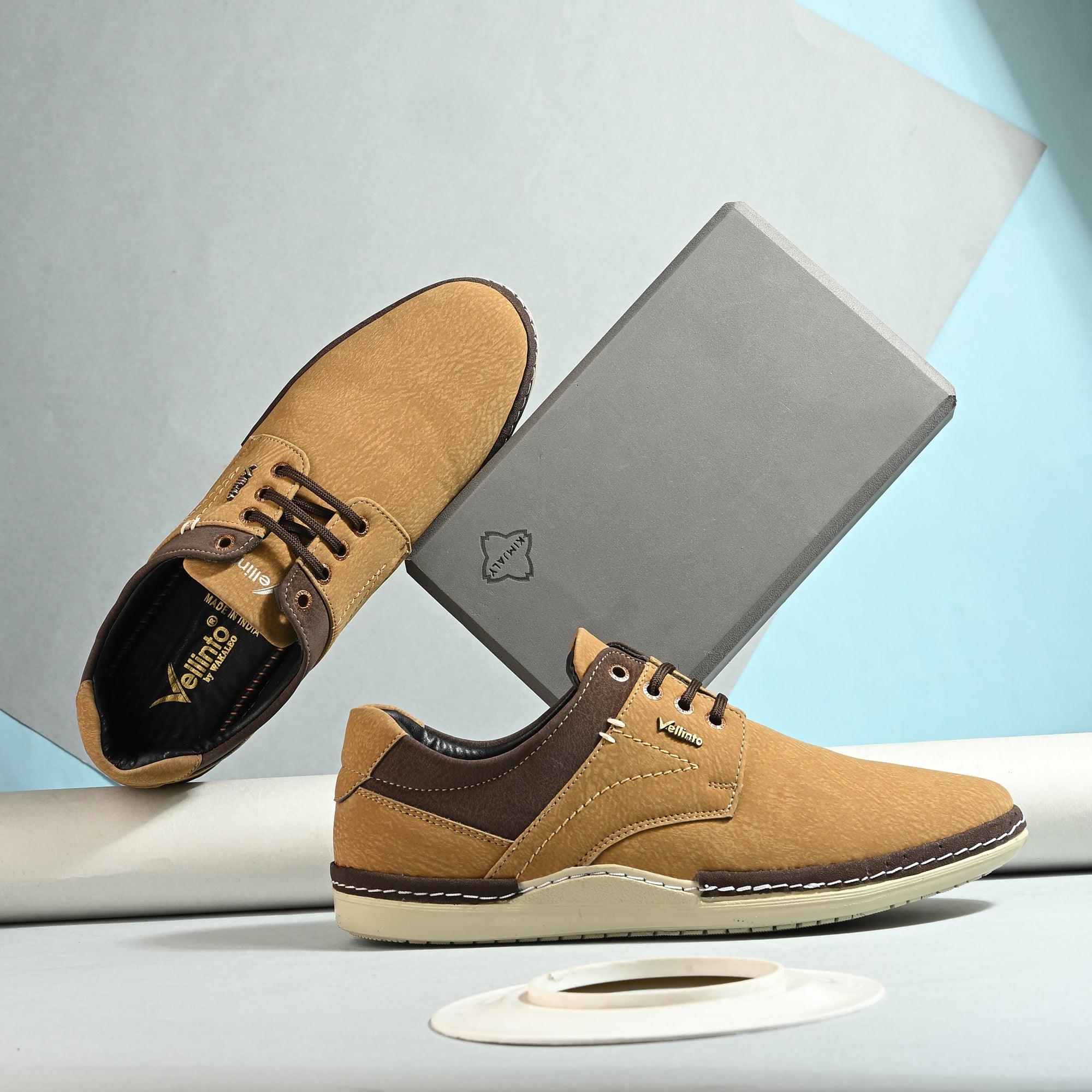 Vellinto RAVON Casual Derby For Men ll Stylish Semi Formal Shoes Casuals For Men