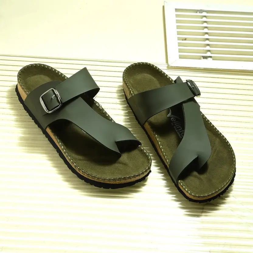 Vellinto OMAR Toe Strap Sandals ll Berkin-Style Slippers For Men