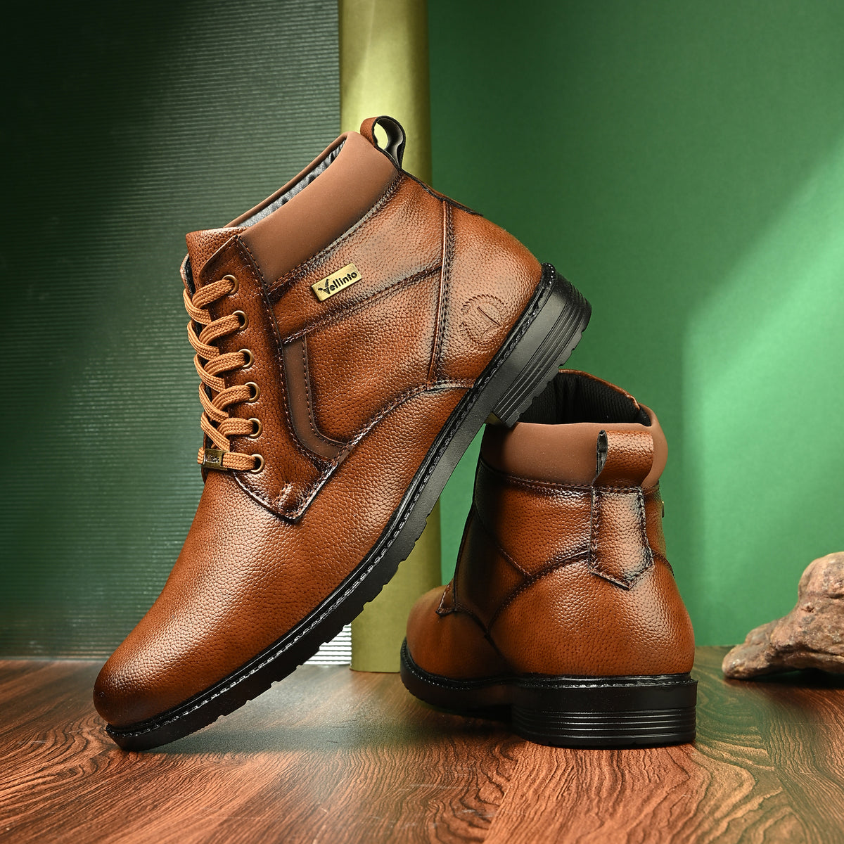 Vellinto SIGNATURE Casual Boots For Men ll Synthetic Leather Boots Corporate Casuals For Men