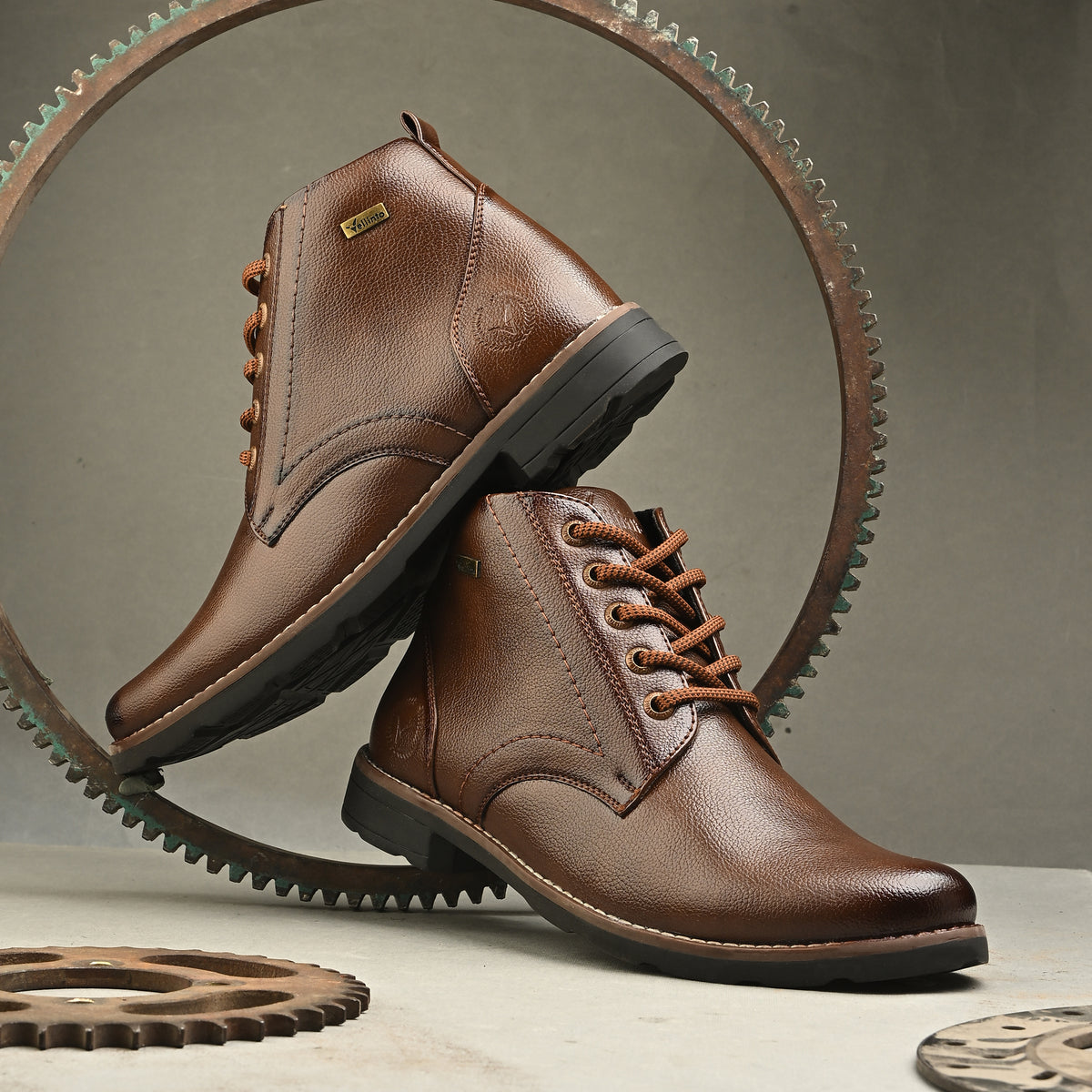 Vellinto PANTHER Men's Casual Outdoor Synthetic Leather Boots Boots For Men