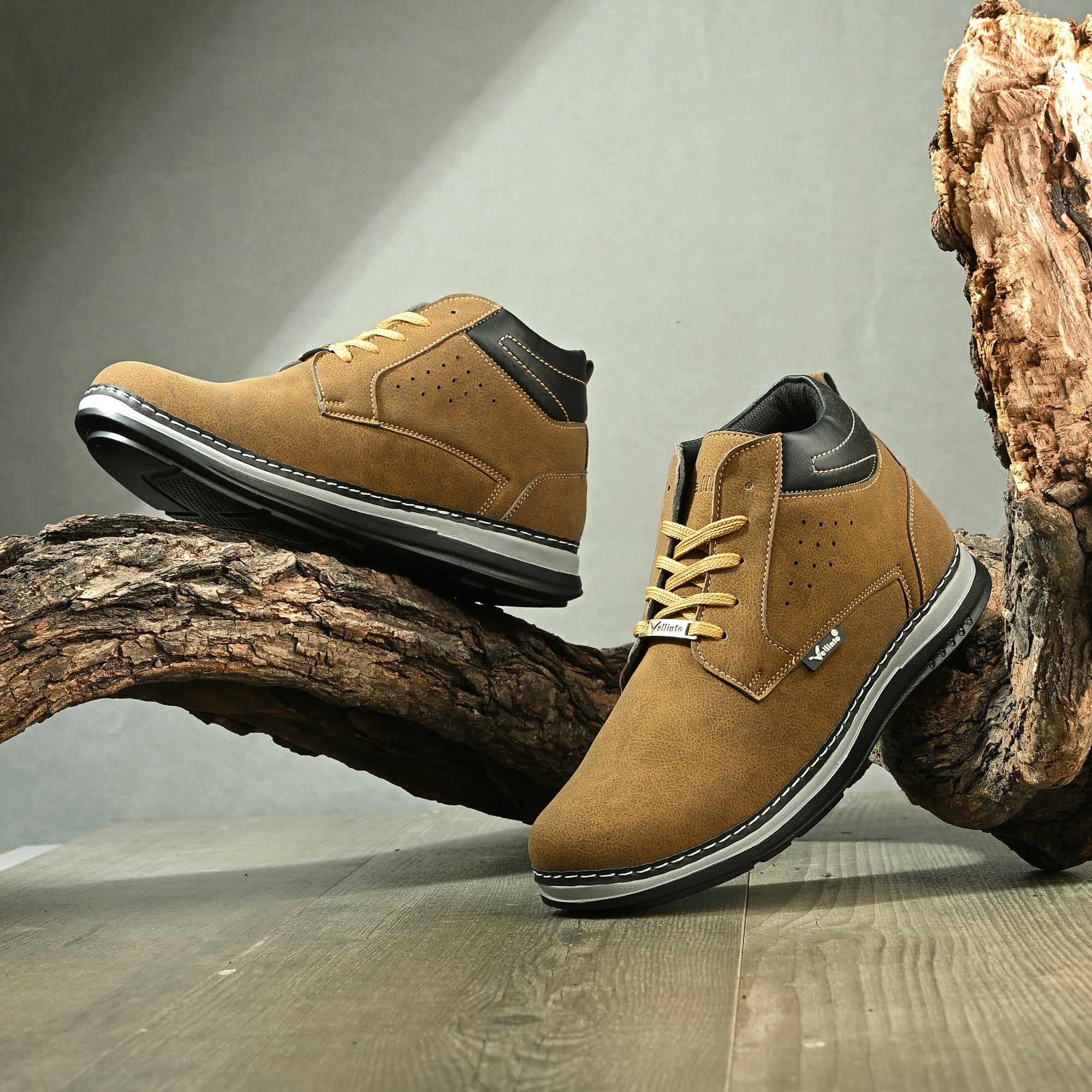 Vellinto PANTRIX Casual Boots For Men ll Synthetic Leather Casuals For Men Boots For Men