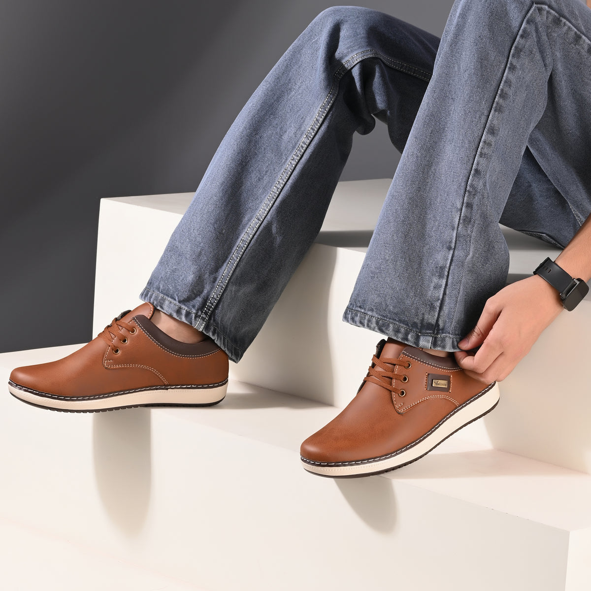 Vellinto Vellinto REGENT Casual Derby For Men Stylish Semi Formal Shoes Casuals For Men Casuals For Men