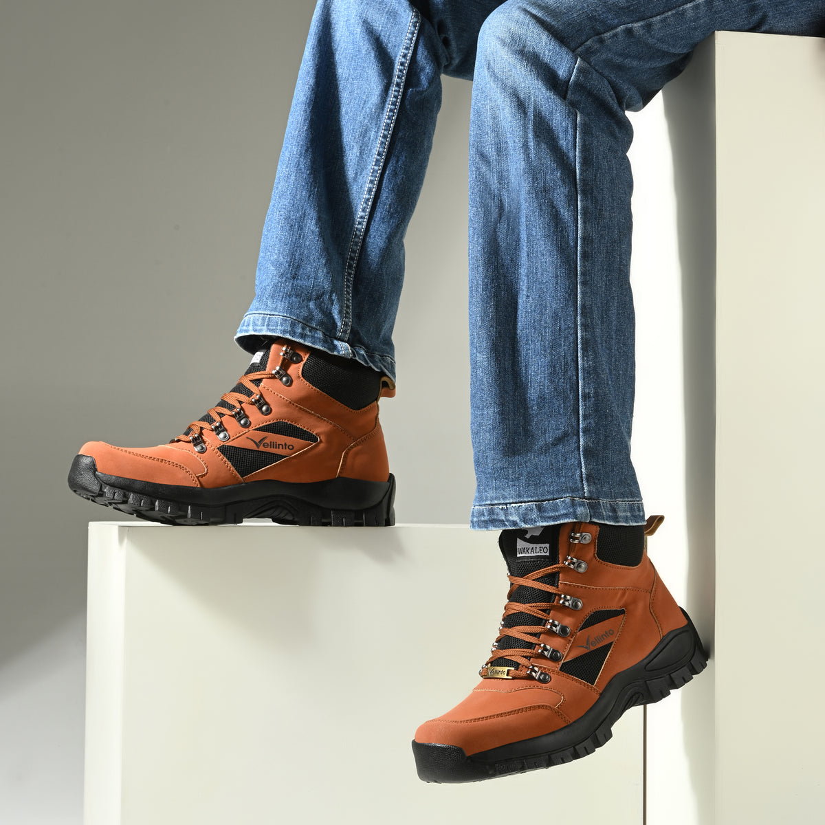 Vellinto MONT BLANC Trekking Outdoor Boots For Men ll Casual Miliatry Boots For Men