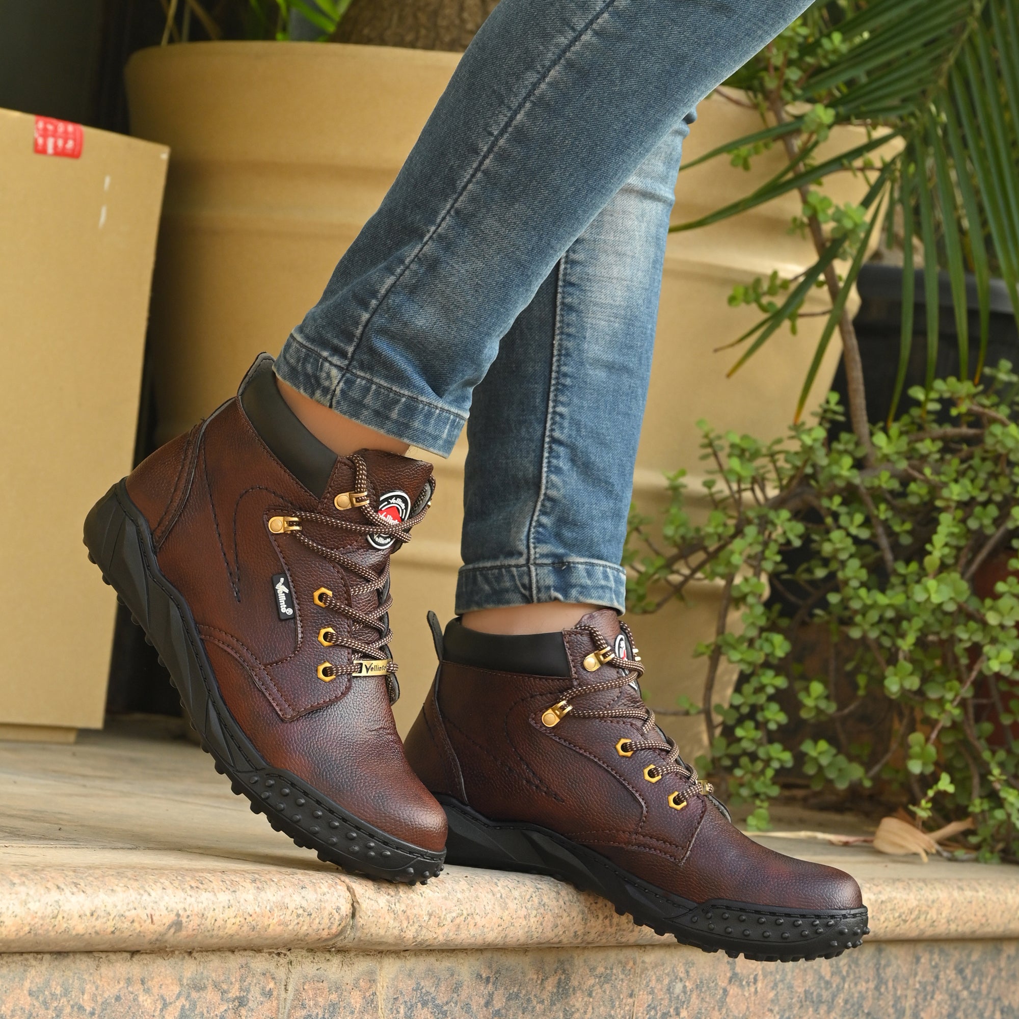 Vellinto GRAVIX Outdoor Trek Boots ll Casual Stylish / Trendy Boots For Men Boots For Men