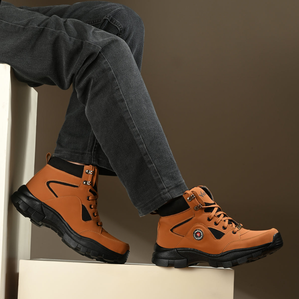 Vellinto vellinto military outdoor boots for men ll casual stylish boots for men Outdoors For Men