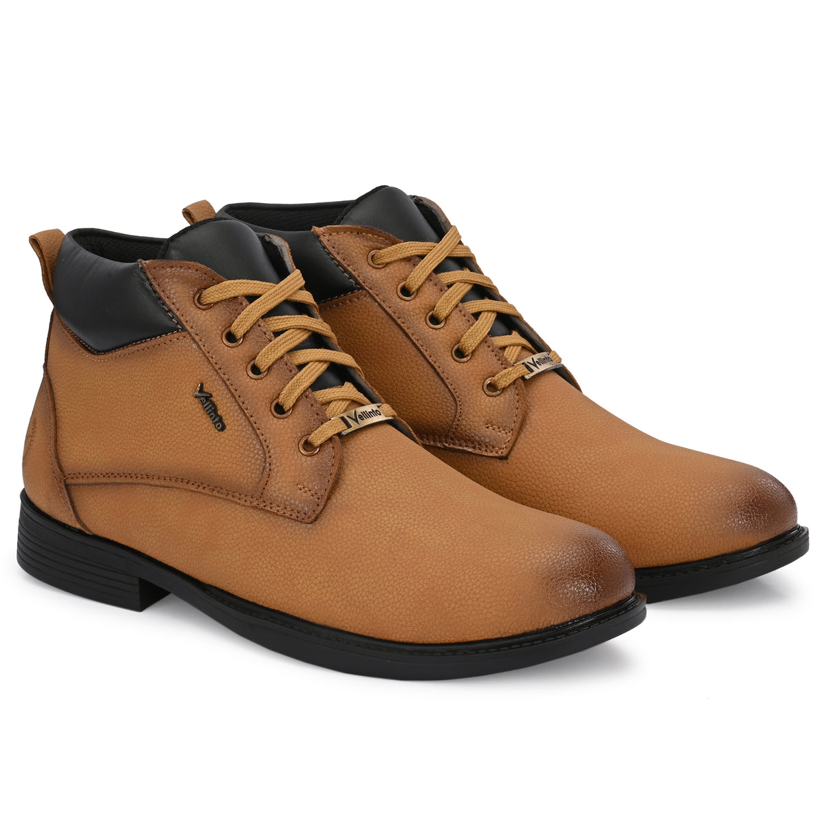 Vellinto SOVEREIGN Casual Boots For Men ll Synthetic Leather Boots For Men Casuals For Men