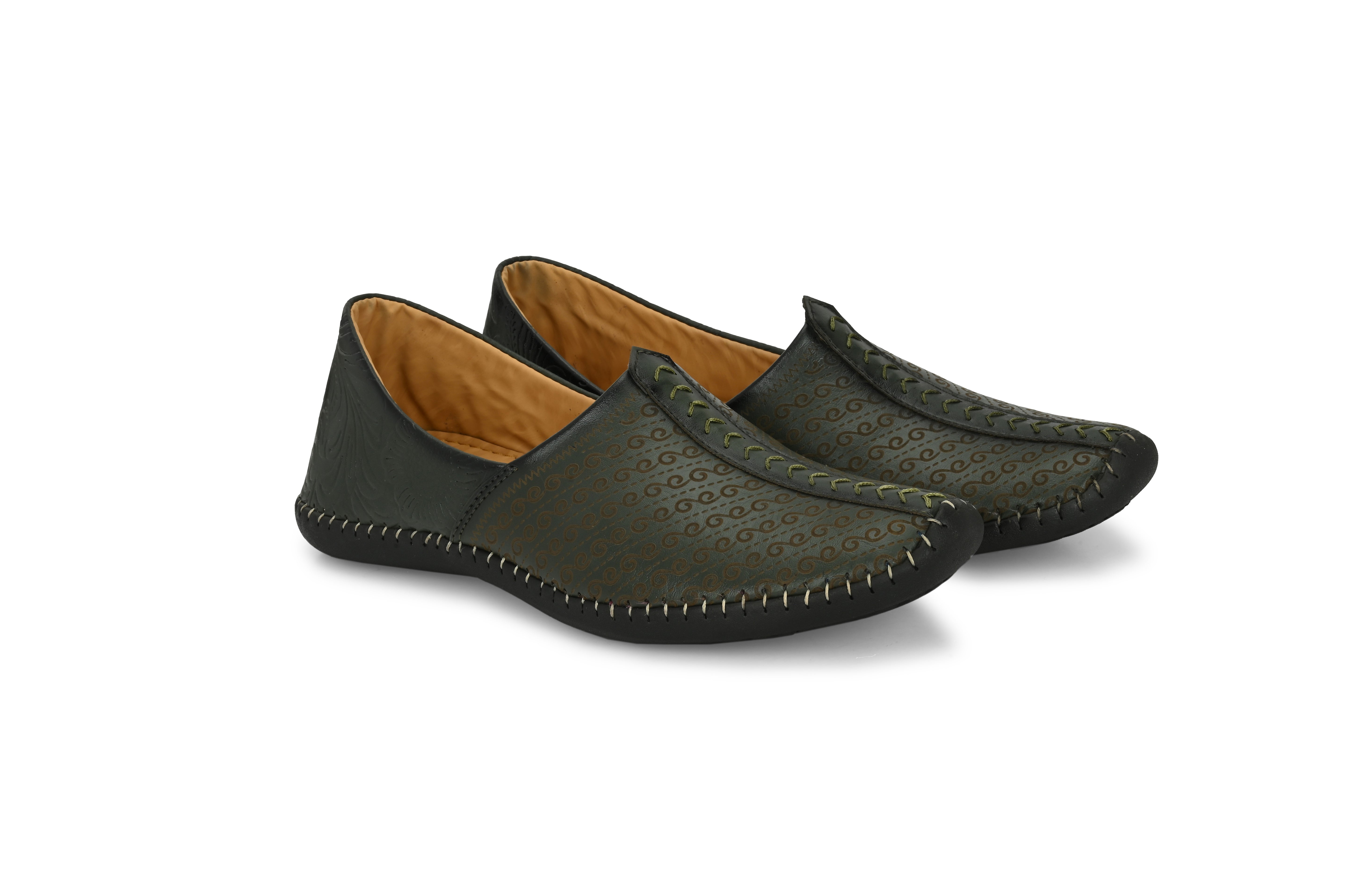 Vellinto SUTRA Cool Rjasthani Ethnic Juttis For Men ll Party Wear Mojaris