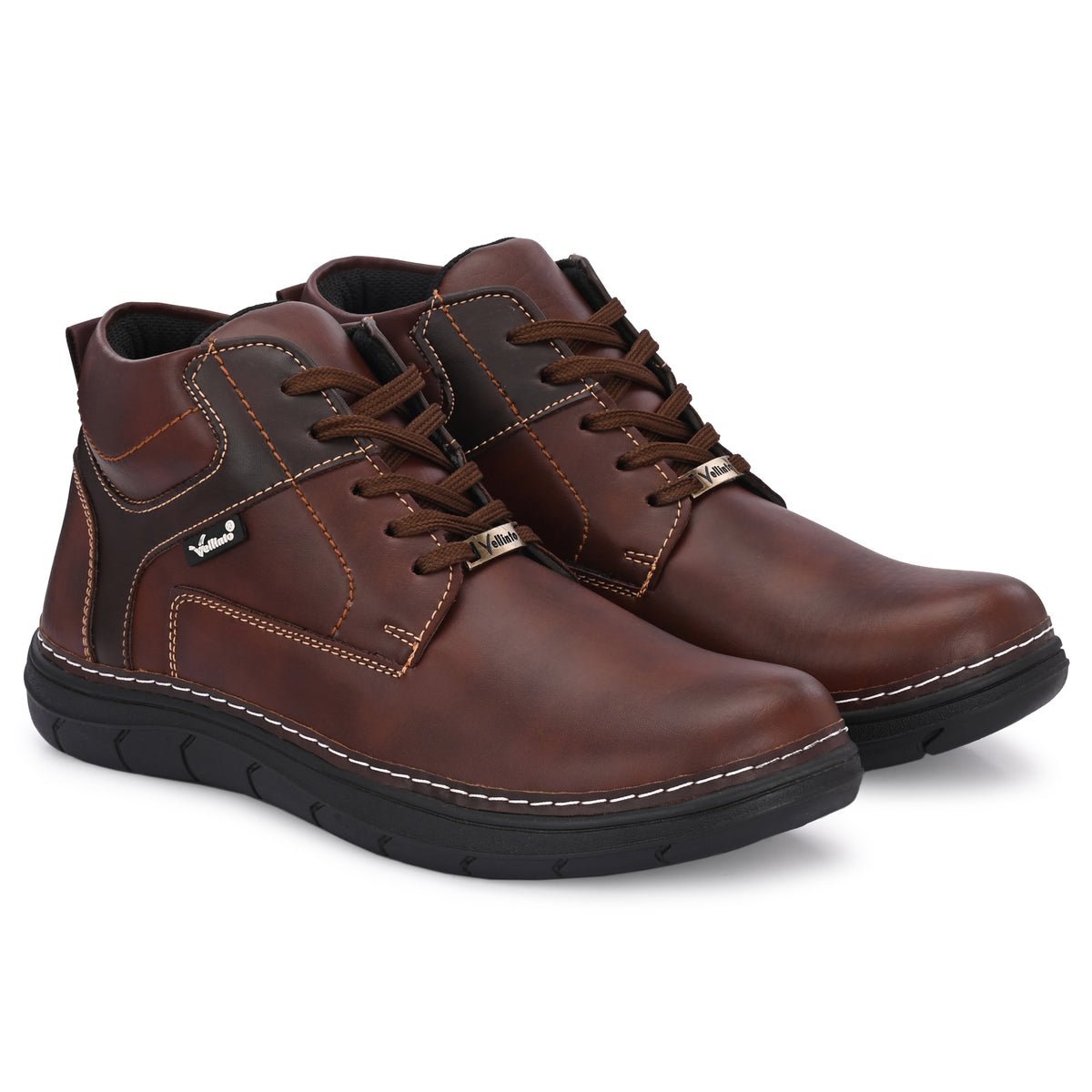 Vellinto Vellinto VEGA Casual Derby Boots For Men ll Stylish Semi Formal Boots For Men Casuals For Men