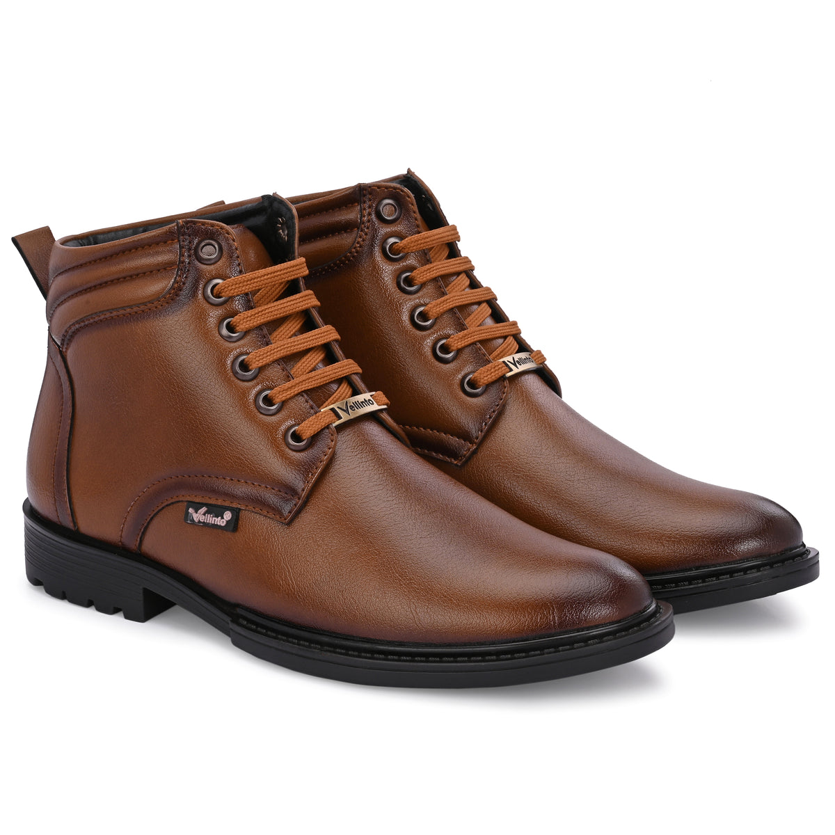 Vellinto Vellinto TIMBER Casual Boots For Men ll Synthetic Leather Boots Casuals For Men Boots For Men