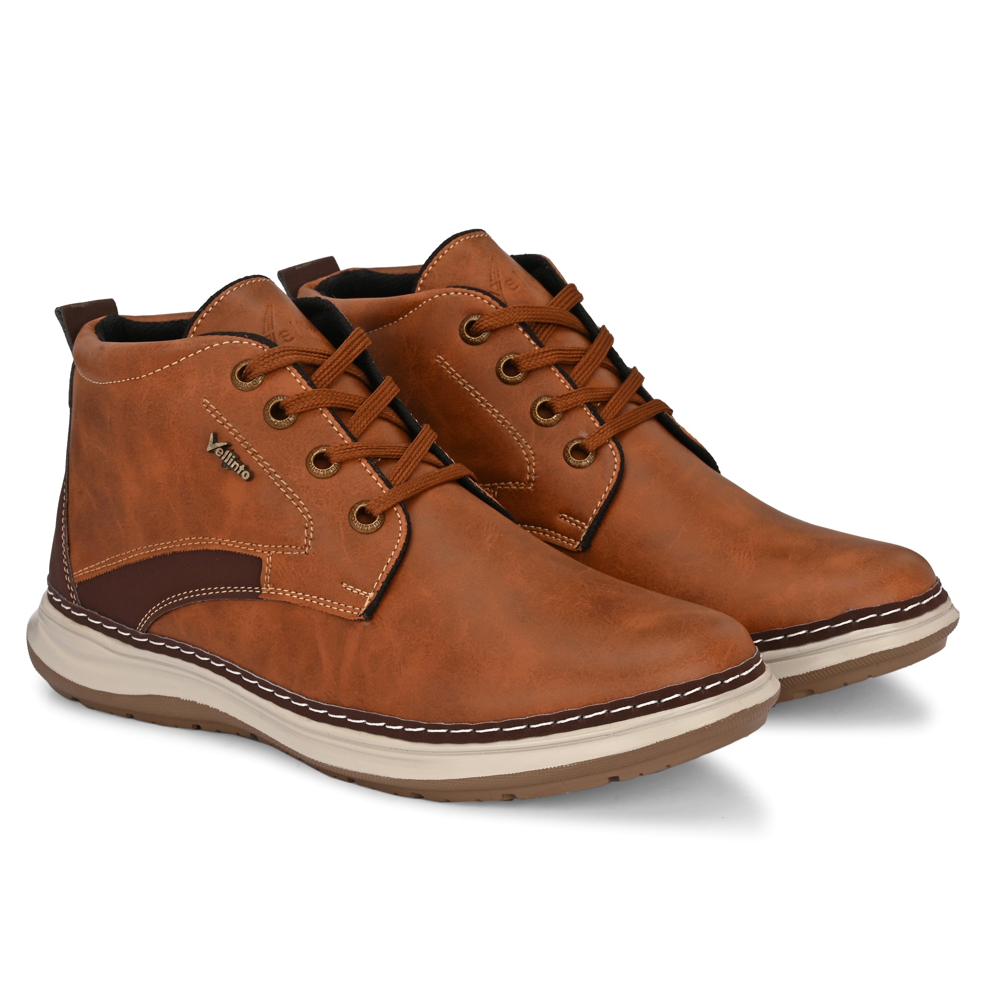 Vellinto Stylish OXHIDE Casual Mid-Ankle Party Boots For Men Boots For Men