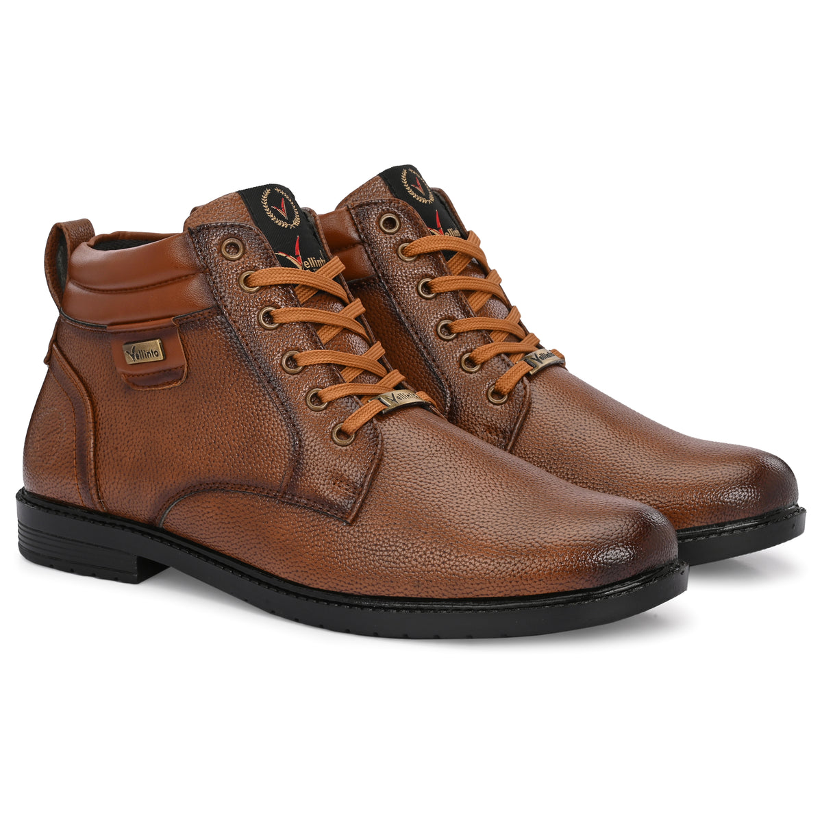 Vellinto CARTER Casual Boots For Men ll Synthetic Leather Boots