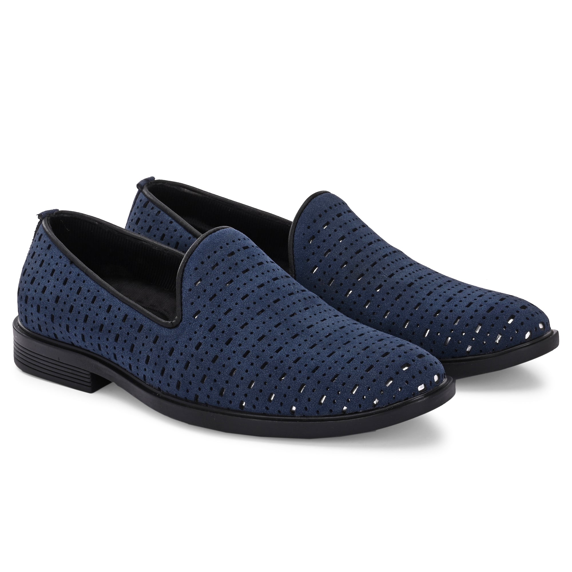 Vellinto ZENTRO Urban Classic Breathable Perforated Slipon Formal Comfort Loafer Party Wear For Men