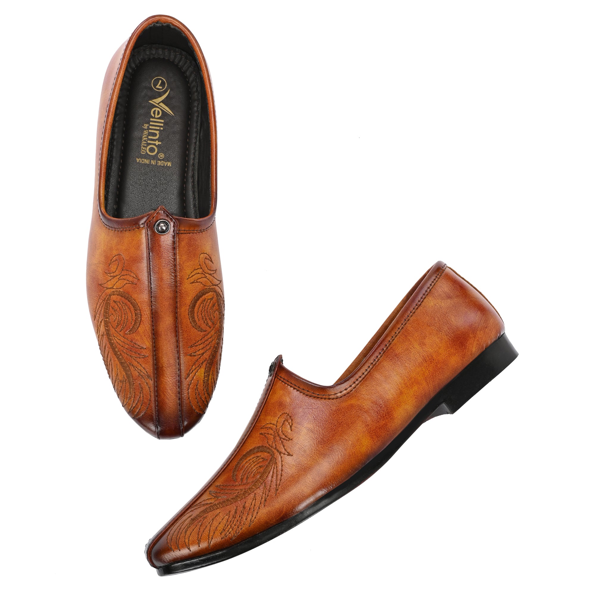 Vellinto Vellinto ASHFAQ Cool Rjasthani Ethnic Jutti For Men ll Party Wear Mojari For Men Party Wear For Men