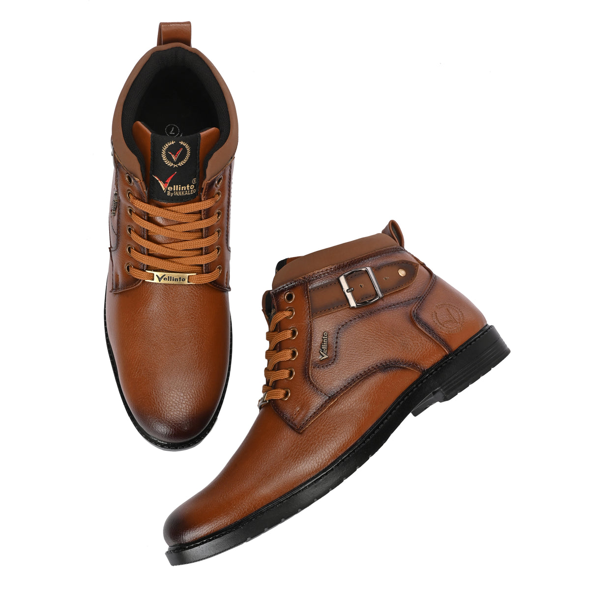 Vellinto Vellinto ALDEN Men's Casual Outdoor Synthetic Leather Boots Boots For Men Casuals For Men